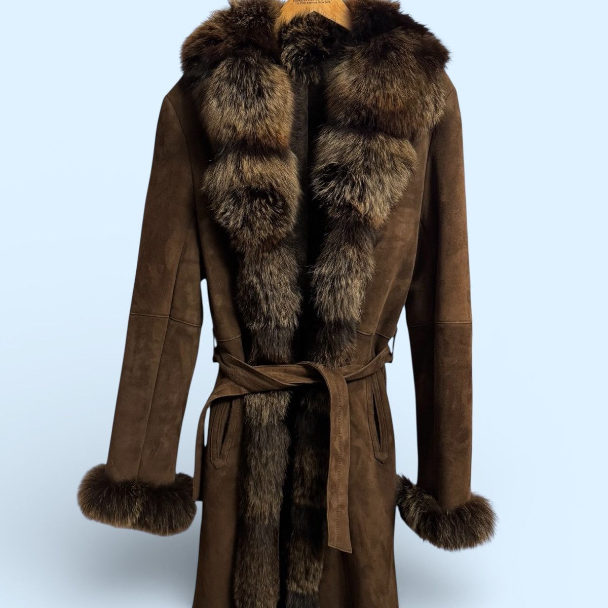 Other Belle Fare Shearling Coat w/ Genuine Fox Fur Trim – VTG - S Size S / US 4 / IT 40 - 1 Thumbnail