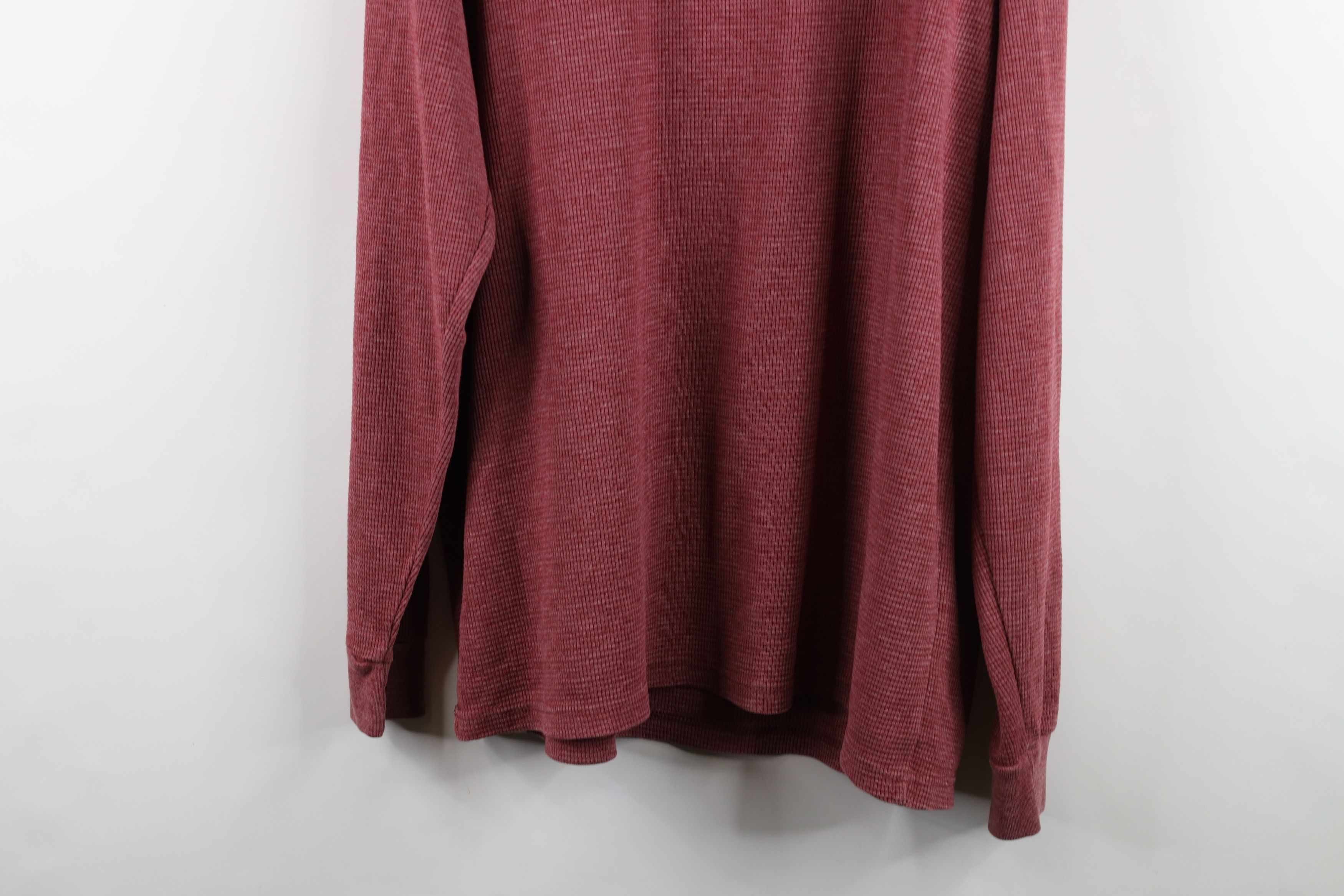 Vintage Vintage Y2K Streetwear Waffle Long Sleeve Henley T-Shirt Size US XXL / EU 58 / 5 - 13 Thumbnail