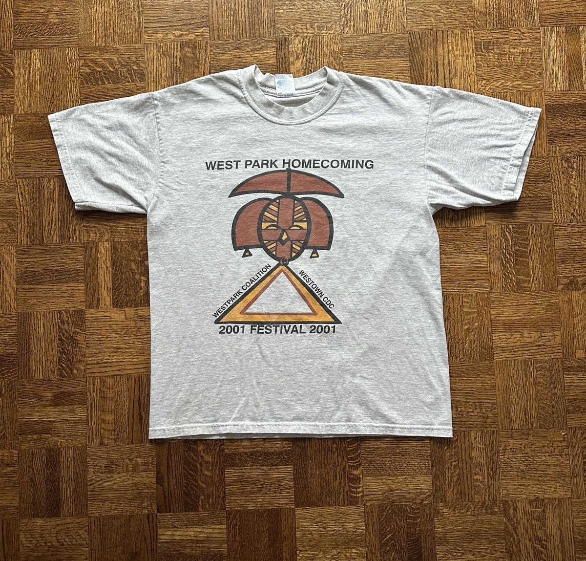 Vintage 2001 West Park Homecoming Festival Graphic Tee Size US L / EU 52-54 / 3 - 1 Thumbnail