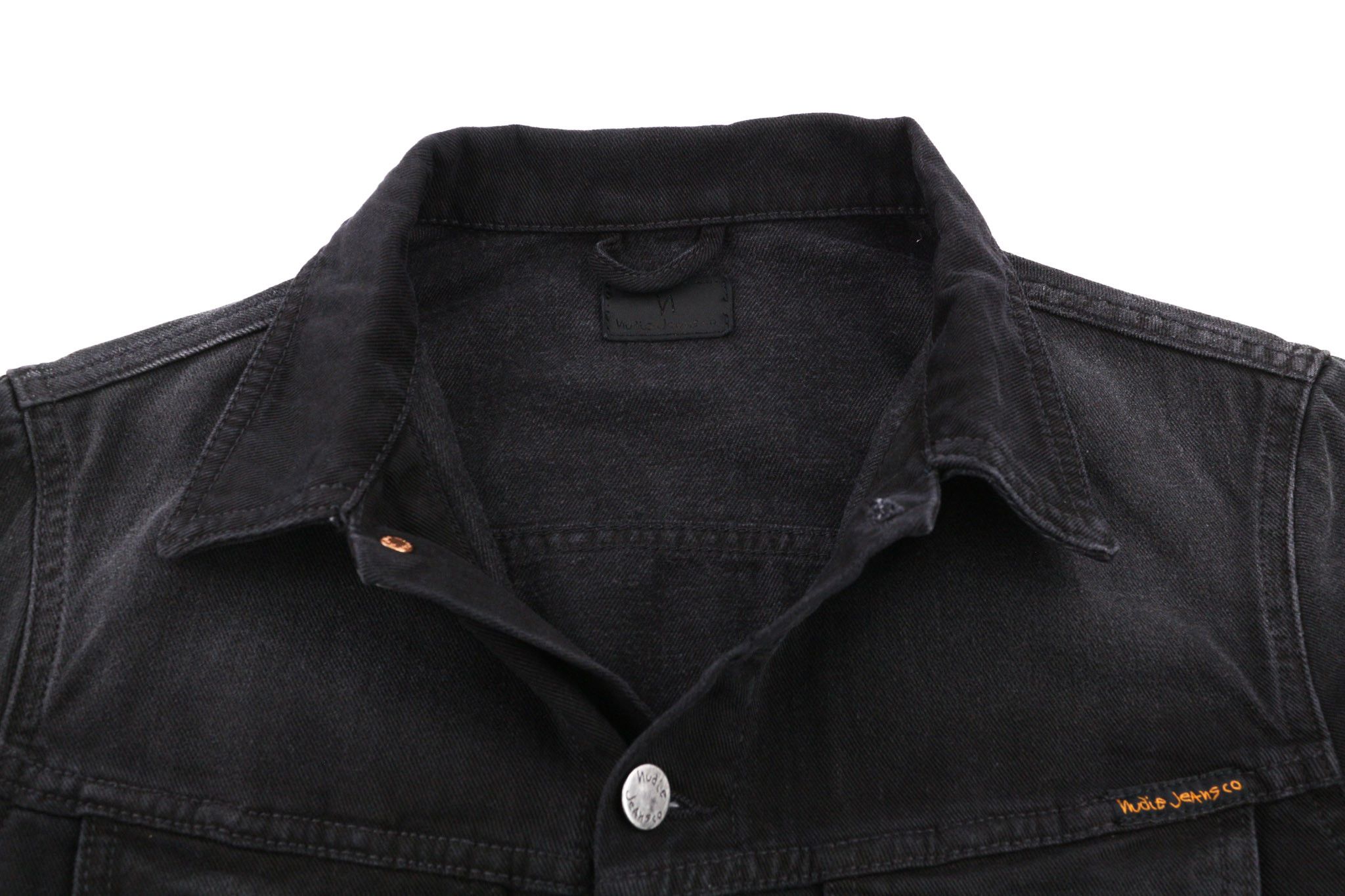 Nudie Jeans BILLY S Dark Shist Denim Logo Pockets Jacket 81043 Size US S / EU 44-46 / 1 - 4 Thumbnail