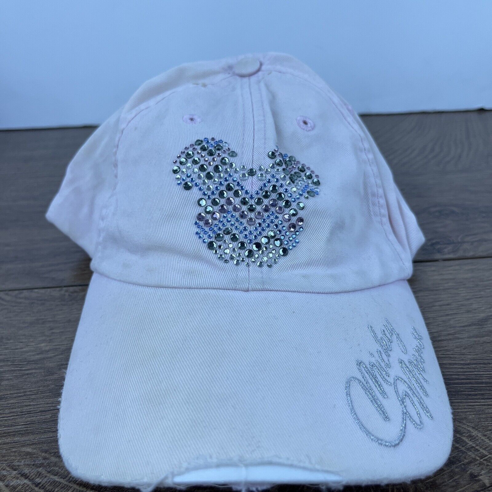 Other Mickey Mouse Hat Mickey Baseball Hat Pink Hat Adjustable Adu Size ONE SIZE - 1 Thumbnail