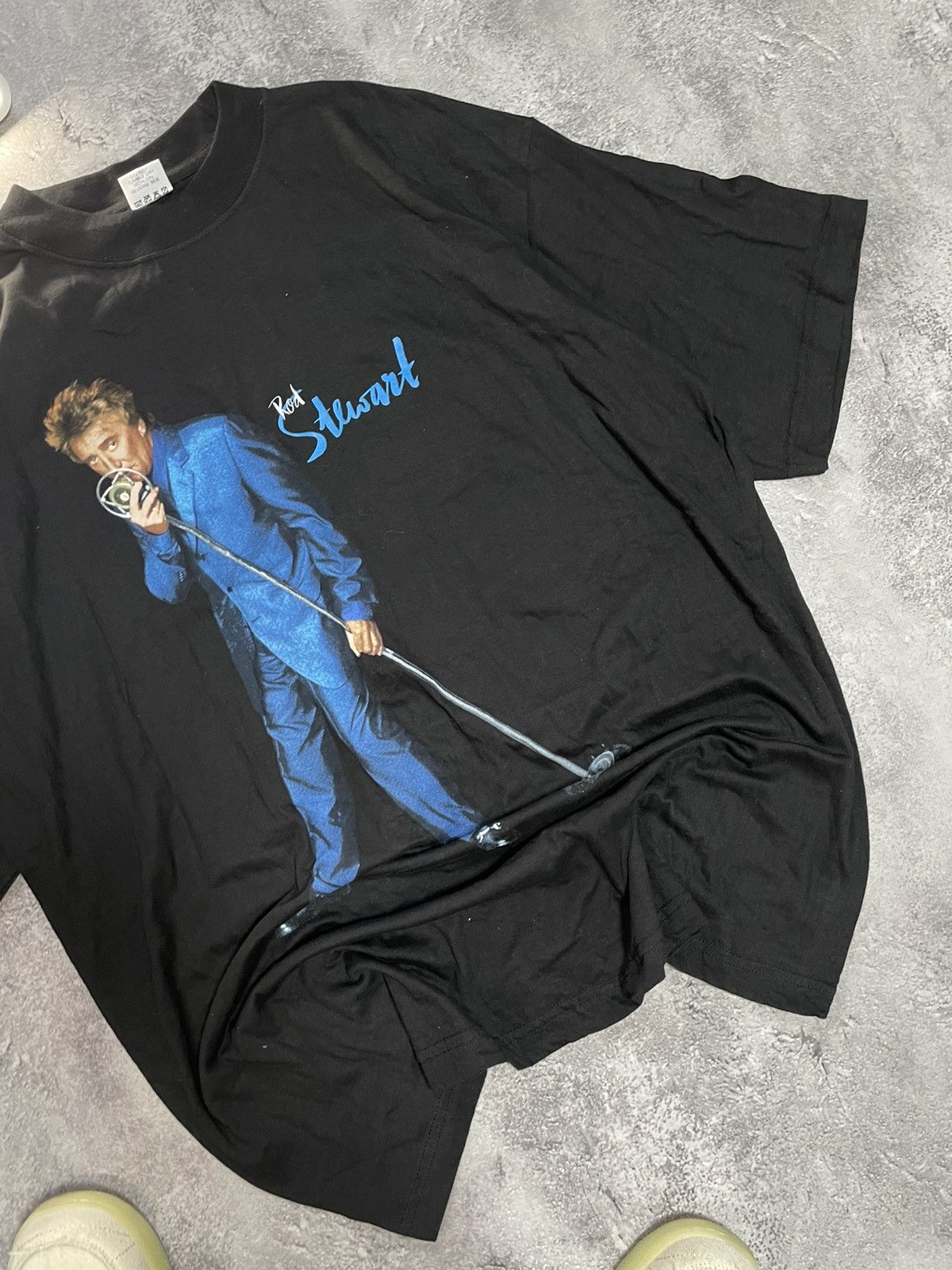 Band Tees × Vintage VINTAGE 90S ROD STEWART T SHIRT TEES TEE Size US XL / EU 56 / 4 - 2 Thumbnail