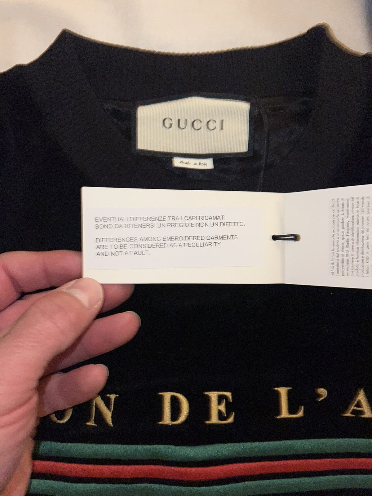 Gucci Gucci Logo Sweatshirt Size US XL / EU 56 / 4 - 7 Thumbnail