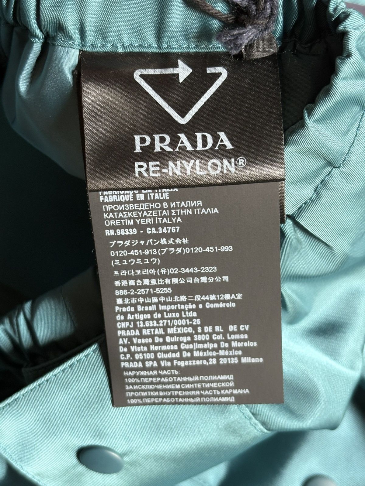 Prada Prada Re Nylon Pants Green Blue Size US 36 / EU 52 - 11 Thumbnail