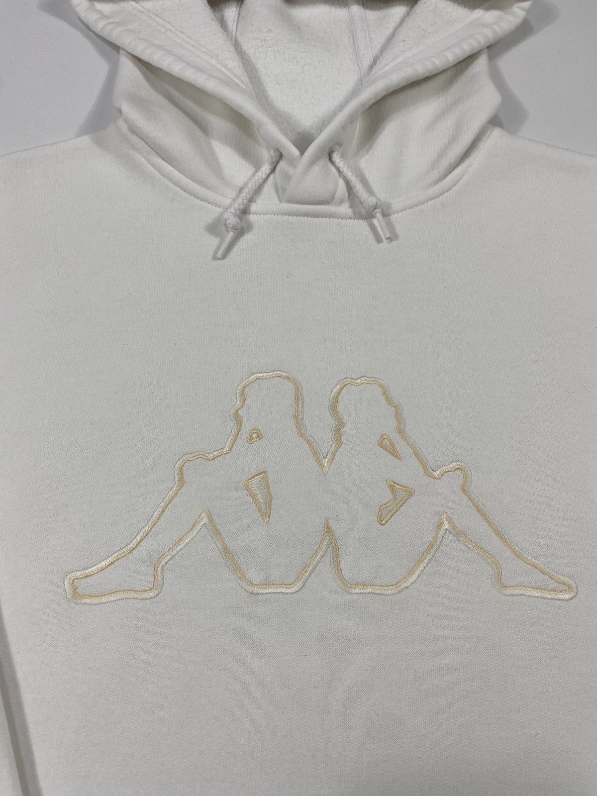 Kappa LASTDROP🔥 Vintage Y2K Kappa Big Logo Embroidery White Hoodie Size US M / EU 48-50 / 2 - 5 Thumbnail