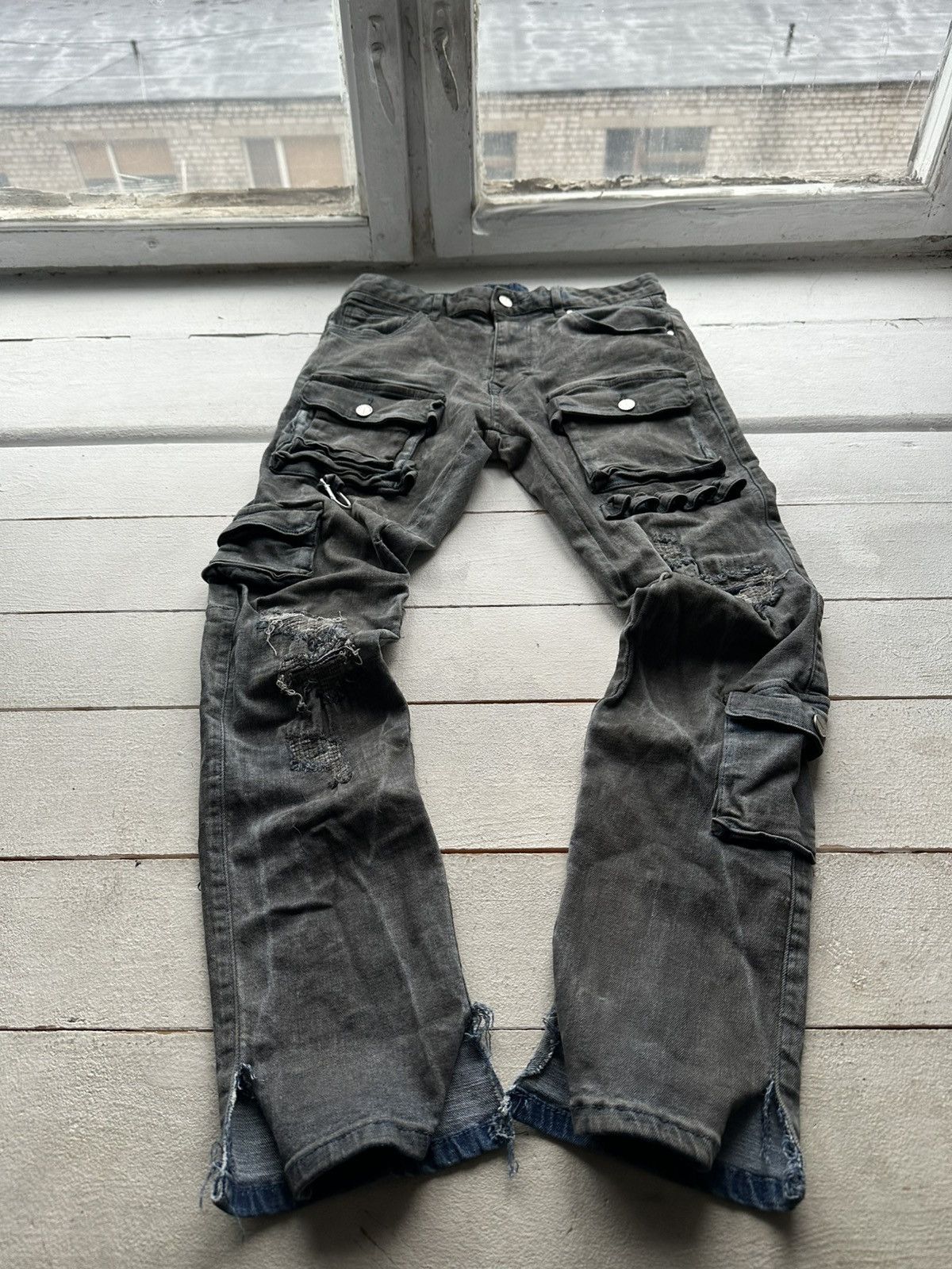 Other 🚨OPIUM GOTHIC DISTRESSED PUNK EMO JEANS 34 MENS RARE Y2k Size US 34 / EU 50 - 1 Thumbnail