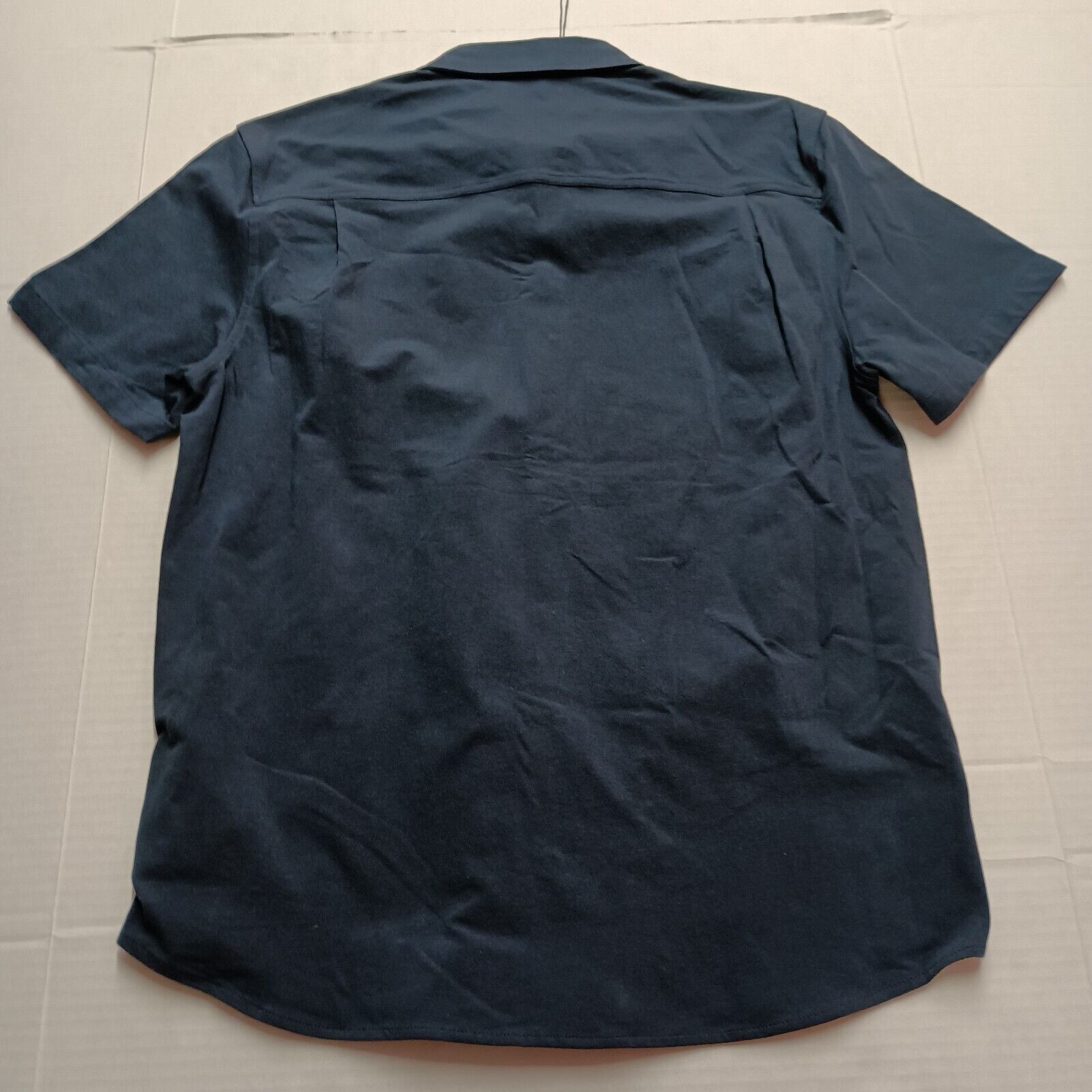 Other VRST Men's Refined Knit Button Up Slate SS Shirt Size M Blue Size US M / EU 48-50 / 2 - 7 Thumbnail