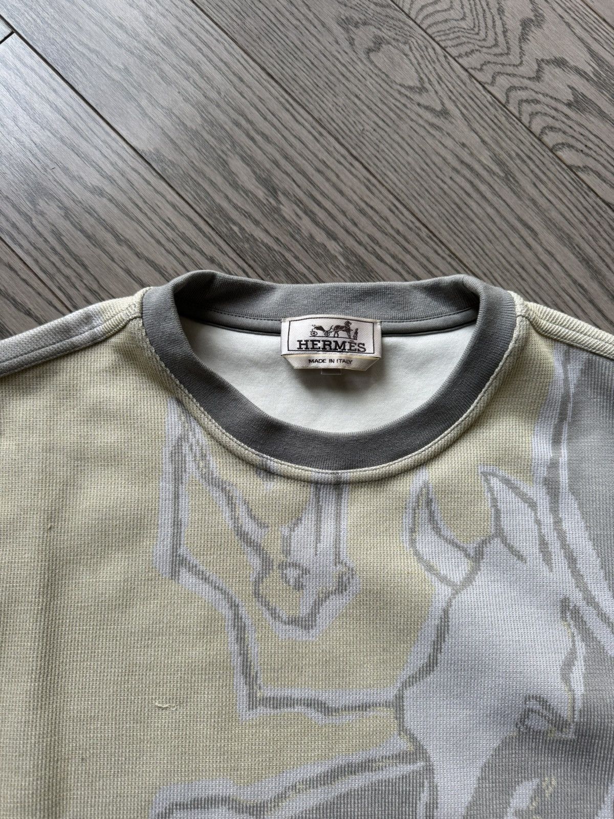 Hermes ''Horses'' SS21 Hermès Crewneck Sweater Size US M / EU 48-50 / 2 - 5 Thumbnail