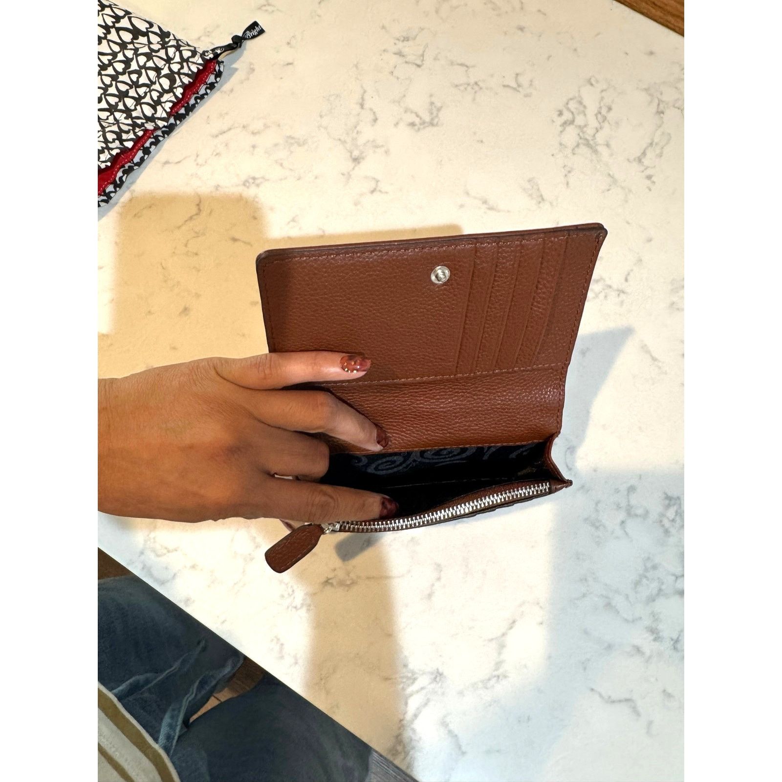 Brighton Brighton Bourbon Interlok Wallet Crossbody leather Size ONE SIZE - 9 Thumbnail