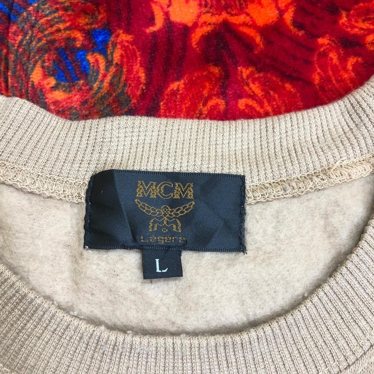 MCM MCM LEGERE Embroidered Sweatshirt Sweater Pullover Jumper Size L / US 10 / IT 46 - 5 Thumbnail