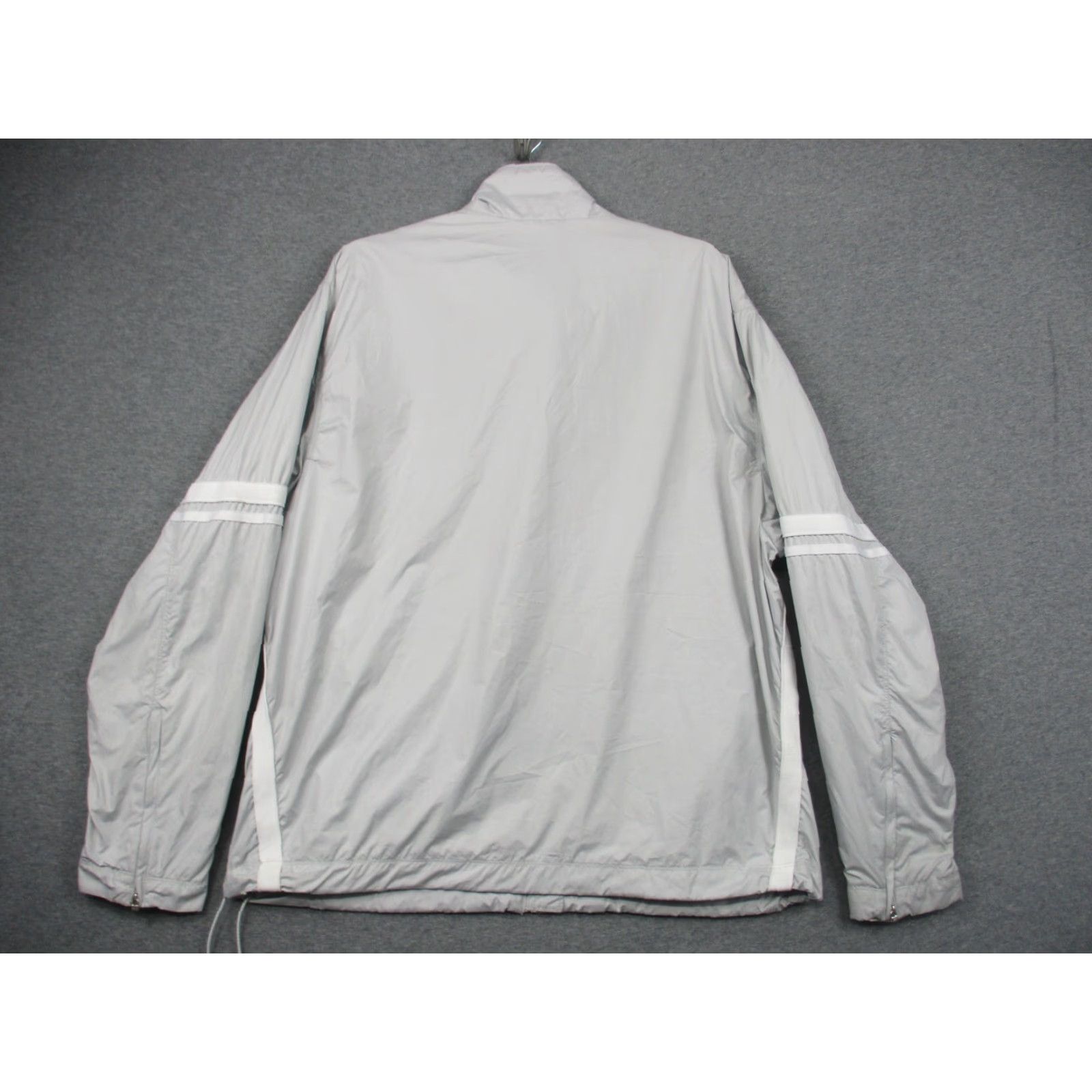 Nike Nike Windbreaker Jacket Men's XL Gray Water Resistant Reflective Size US XL / EU 56 / 4 - 4 Thumbnail