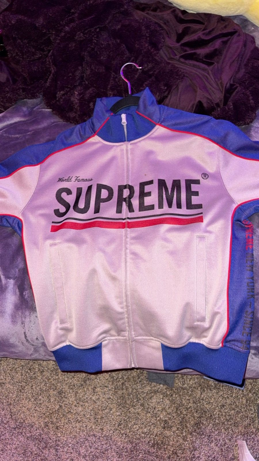 Supreme Supreme World Famous Jacquard Track Jacket | Grailed