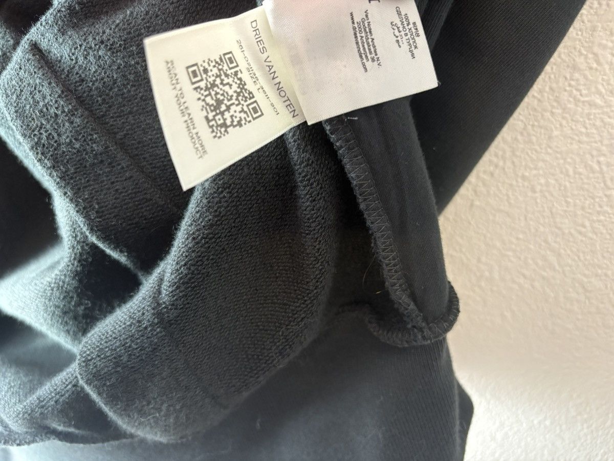 Dries Van Noten Dries Van Noten green/black zip hoodie Size US L / EU 52-54 / 3 - 6 Thumbnail