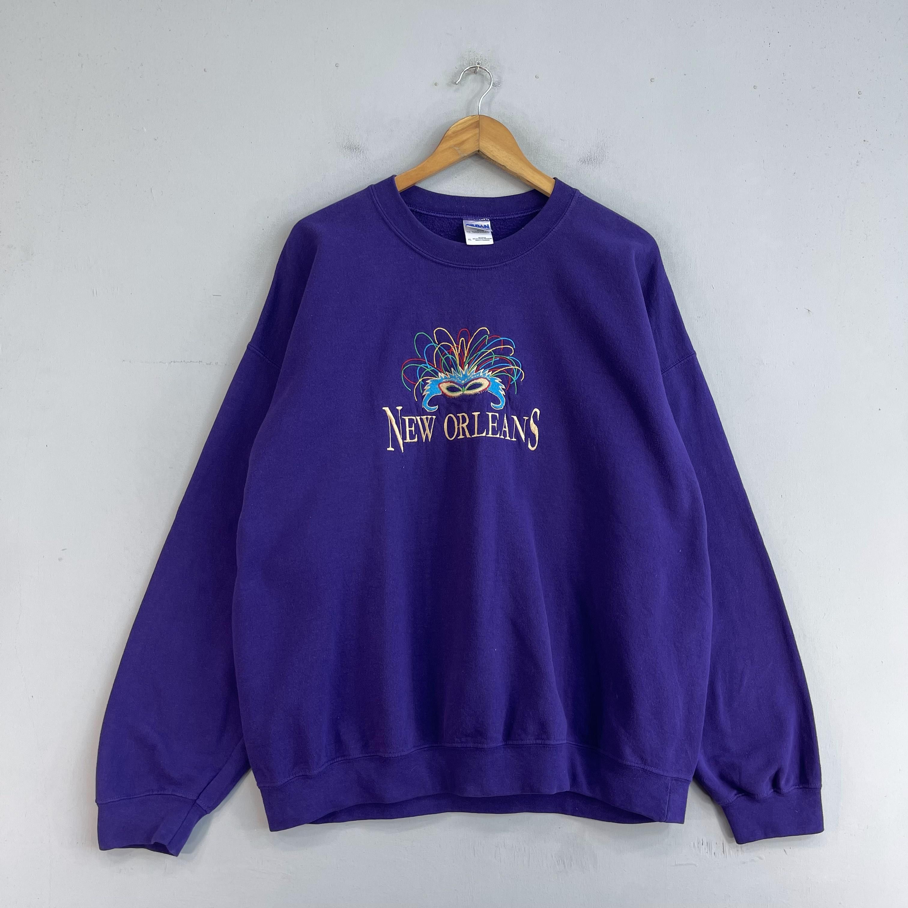 Japanese Brand × Vintage NEW ORLEANS Emboidery Carnival Parties Sweatshirt Size US XL / EU 56 / 4 - 3 Thumbnail