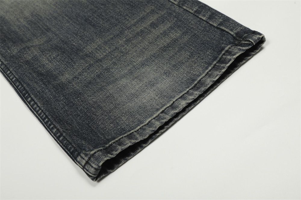 Vintage Men's punk retro washed distressed straight jeans Size US 34 / EU 50 - 6 Thumbnail