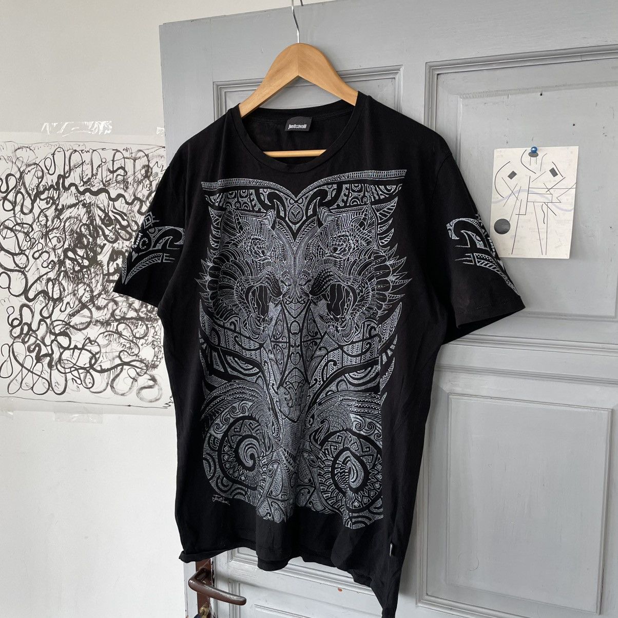 Just Cavalli Just Cavalli Barocco Style T-shirt Streetwear size XL Size US XL / EU 56 / 4 - 2 Thumbnail