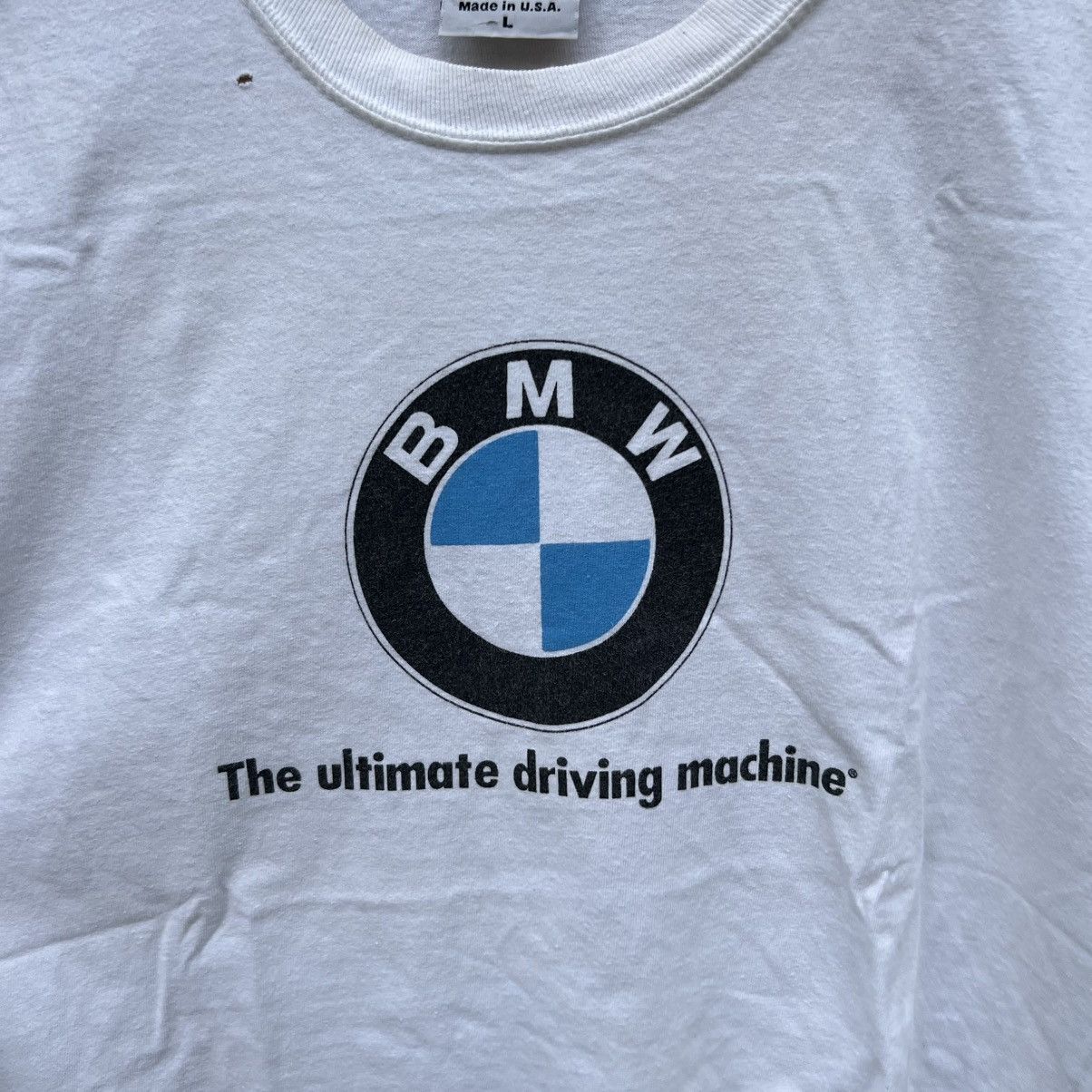 BMW “BMW” BIG LOGO WHITE TEE Size US L / EU 52-54 / 3 - 7 Thumbnail