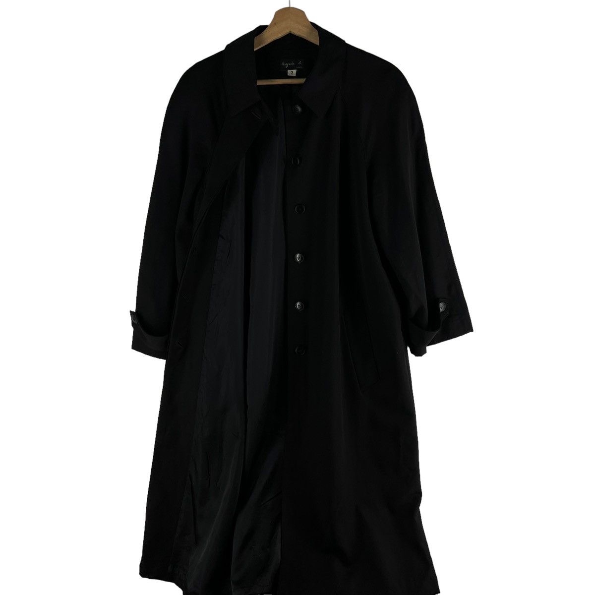 agnes b. 🔥RICH BLACK - FLY COATS LONG JACKET AGNES B. Size US M / EU 48-50 / 2 - 8 Thumbnail