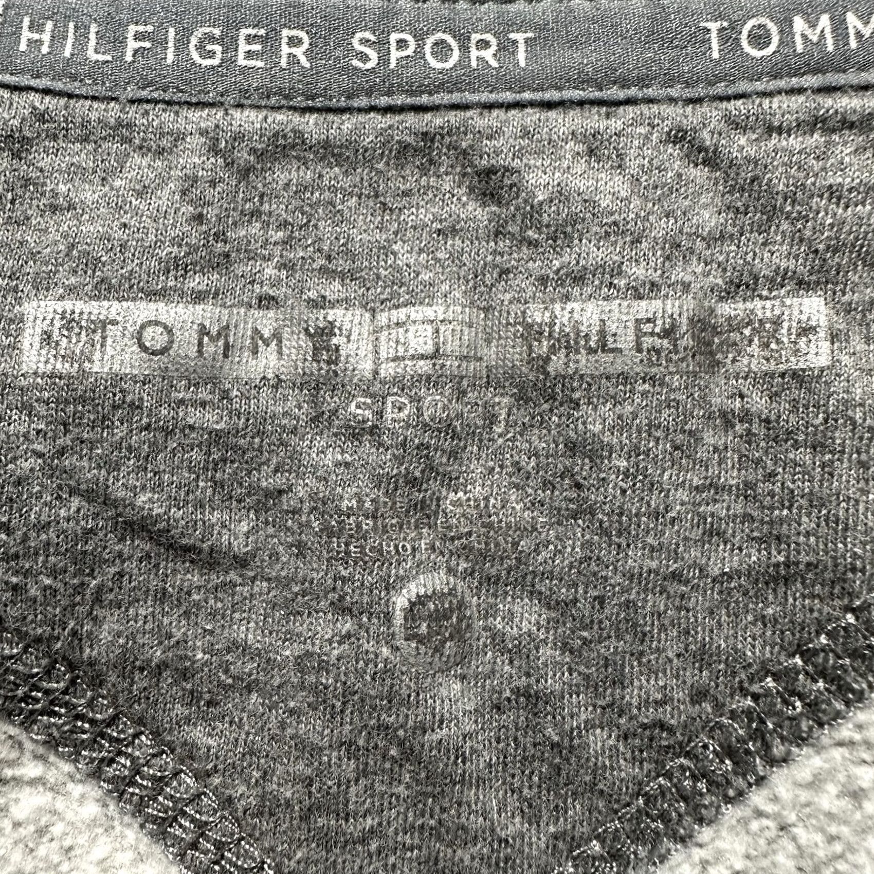 Tommy Hilfiger Tommy Hilfiger Sweatshirt Womens Large Gray Crewneck Long Sleeve Cropped Sports Size L / US 10 / IT 46 - 7 Thumbnail