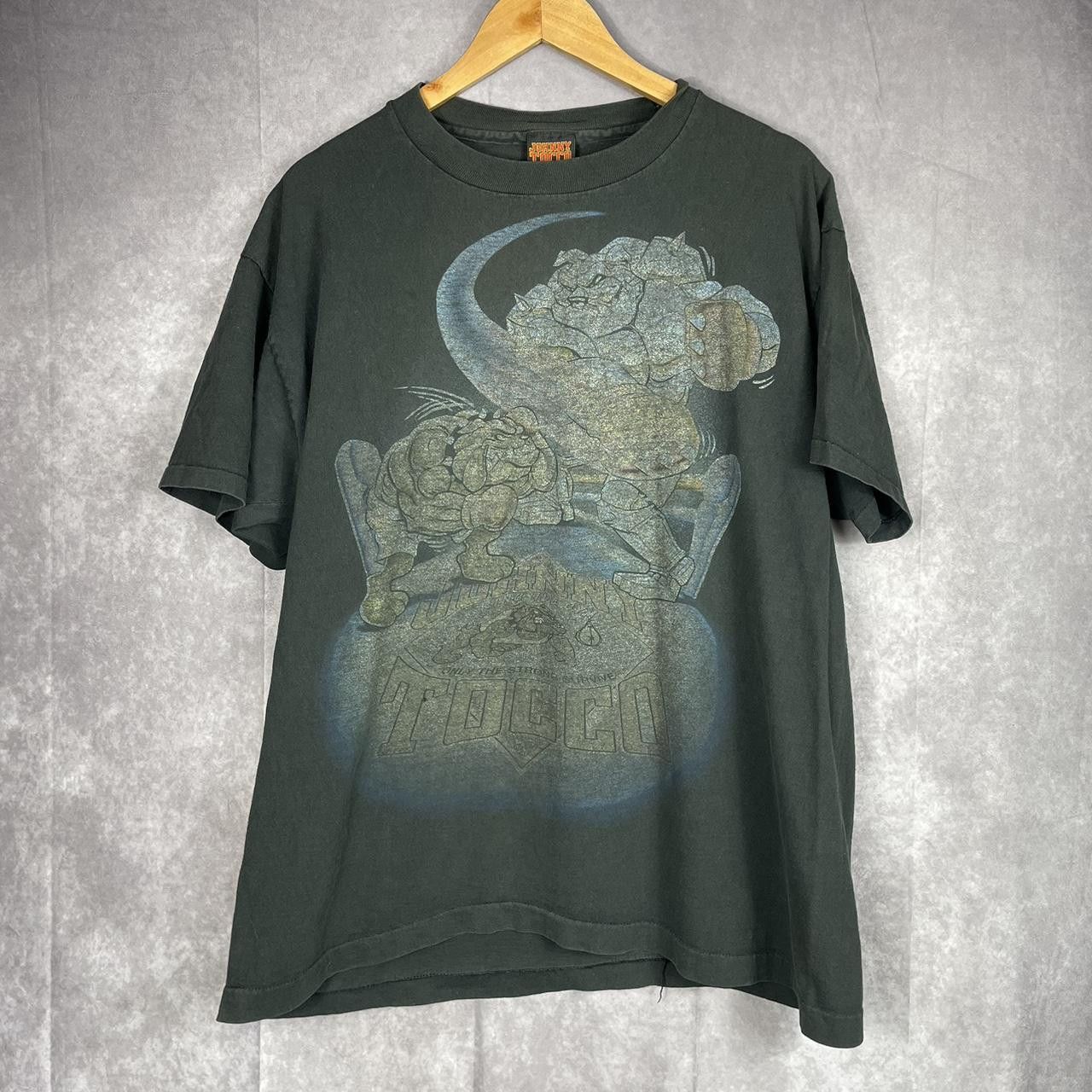 image of Johnny Tocco Boxing Vintage Bulldog Tee in Black, Men's (Size XL)