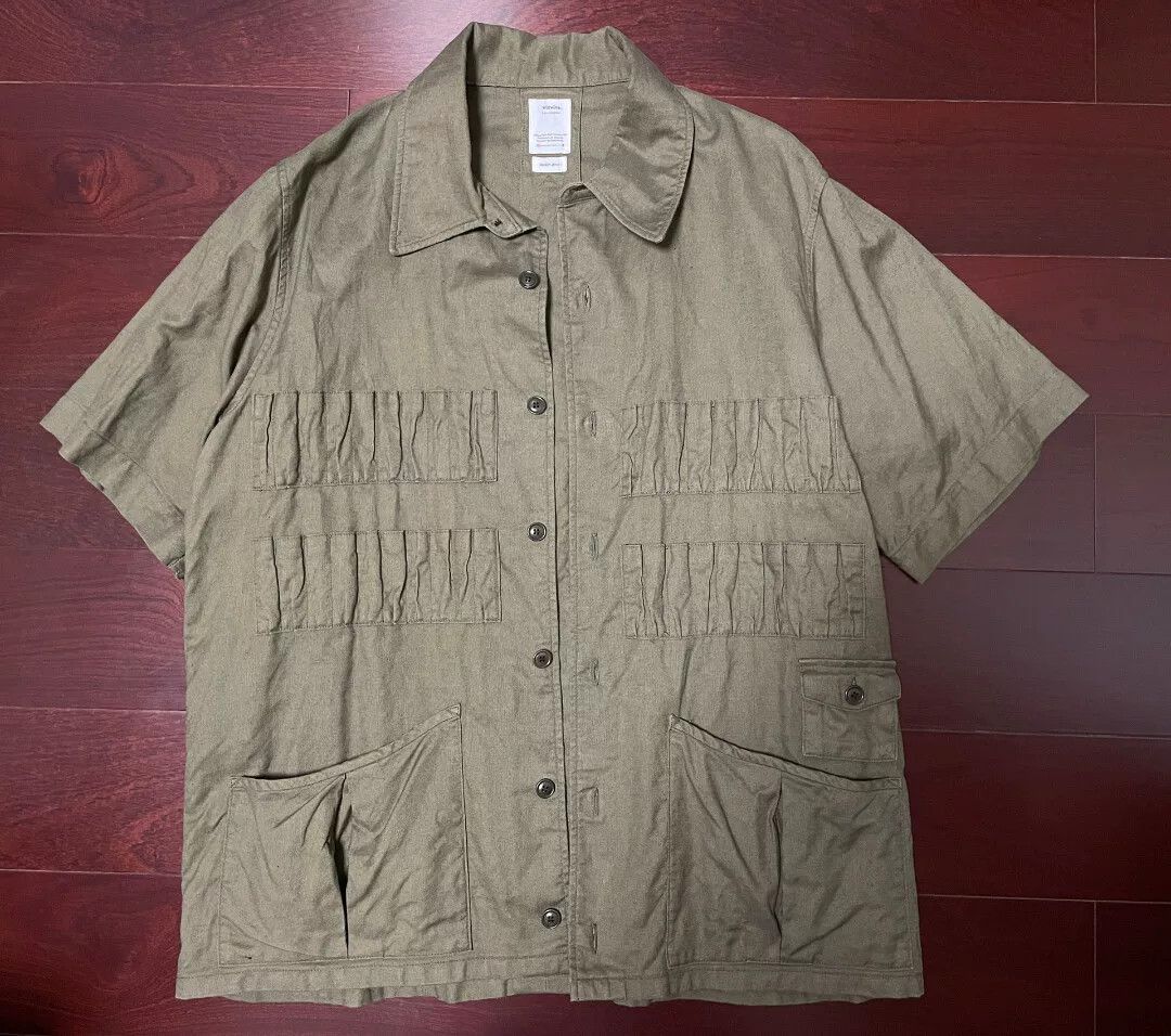 Visvim visvim Ketchum Military Short-Sleeve Shirt Size US XL / EU 56 / 4 - 1 Thumbnail