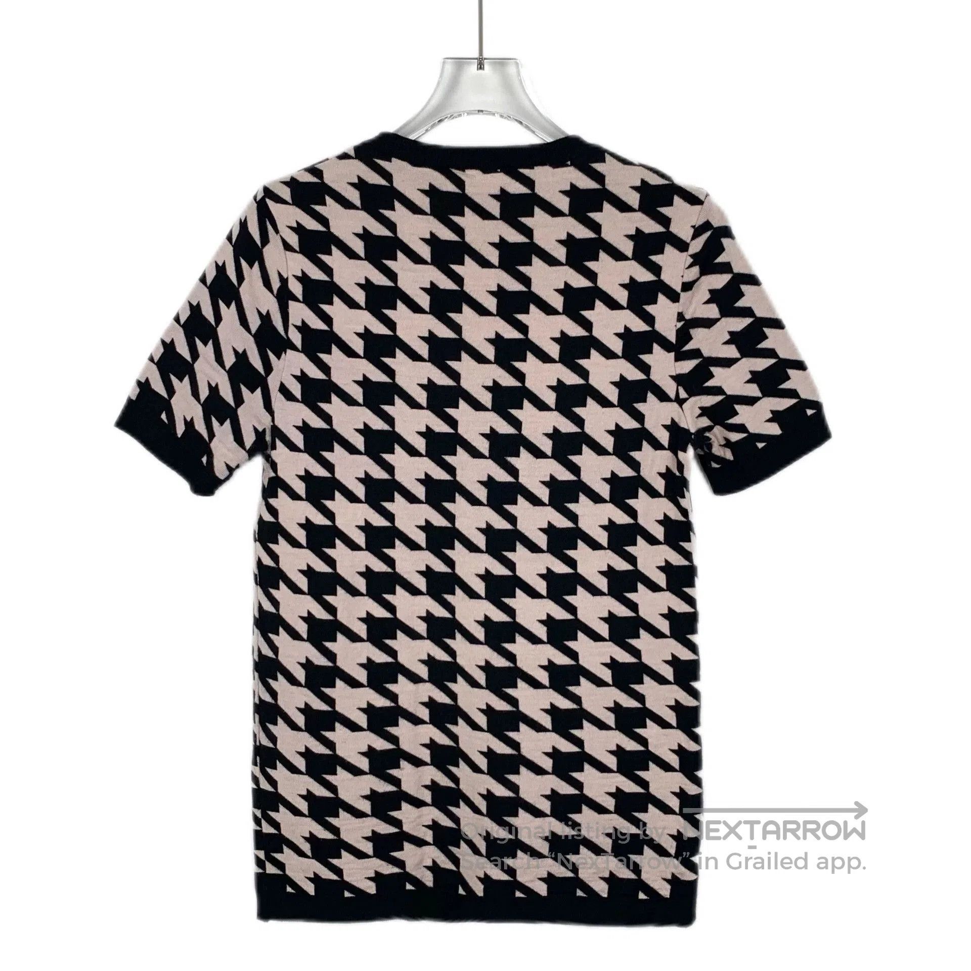 Dior Christian Dior Houndstooth Cotton T-shirt. Size US M / EU 48-50 / 2 - 2 Thumbnail