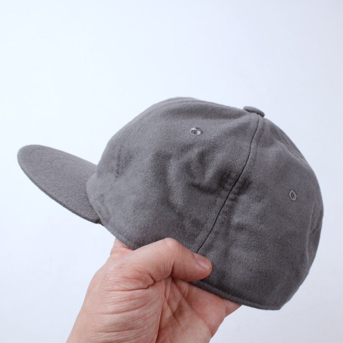 Champion × Vintage CHAMPION Big Logo Wool Blend Gray Cap Snapback Size ONE SIZE - 7 Thumbnail