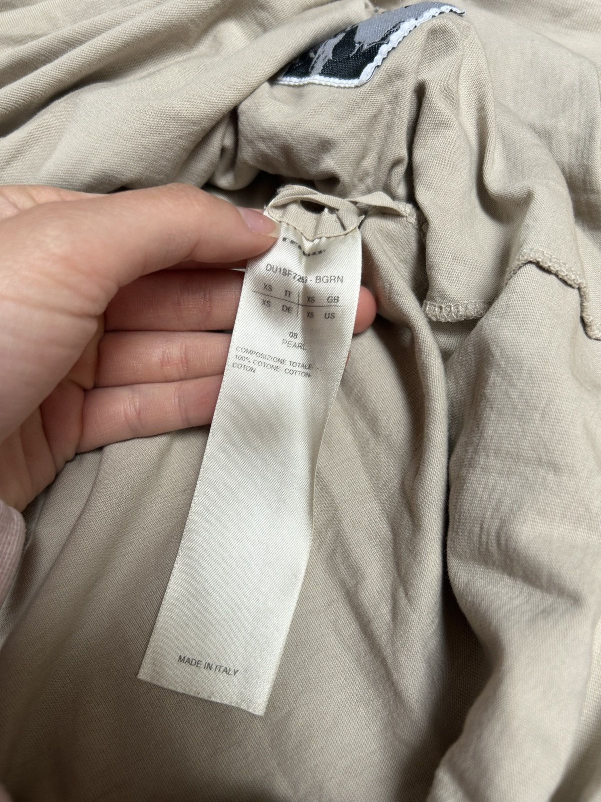 Rick Owens Drkshdw Rick Owens drkshdw Hustler T Shirt in Pearl Size US L / EU 52-54 / 3 - 9 Thumbnail