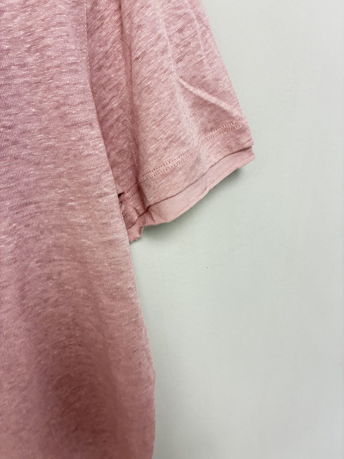 John Varvatos Wooster V-Neck linen tee. Medium Size US M / EU 48-50 / 2 - 10 Thumbnail