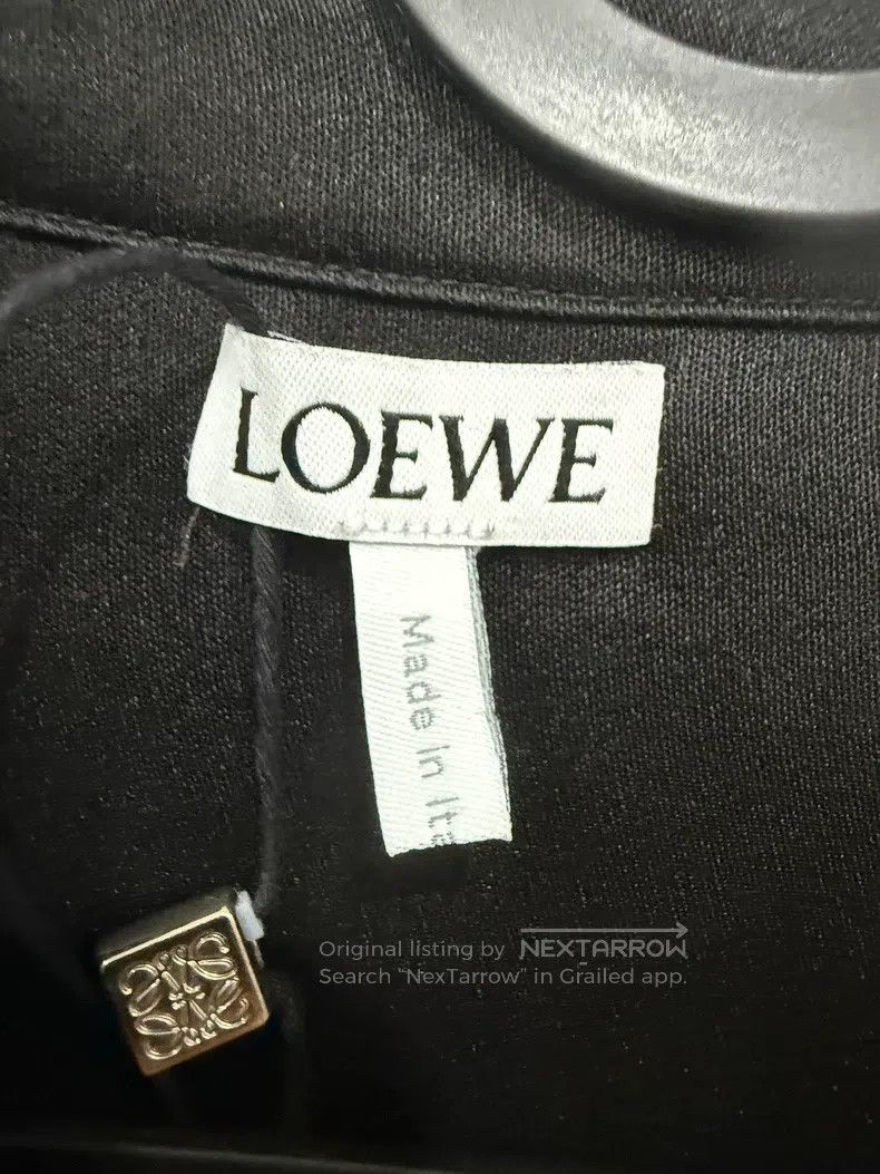Loewe Loewe Black silk shirt Size M / US 6-8 / IT 42-44 - 3 Thumbnail