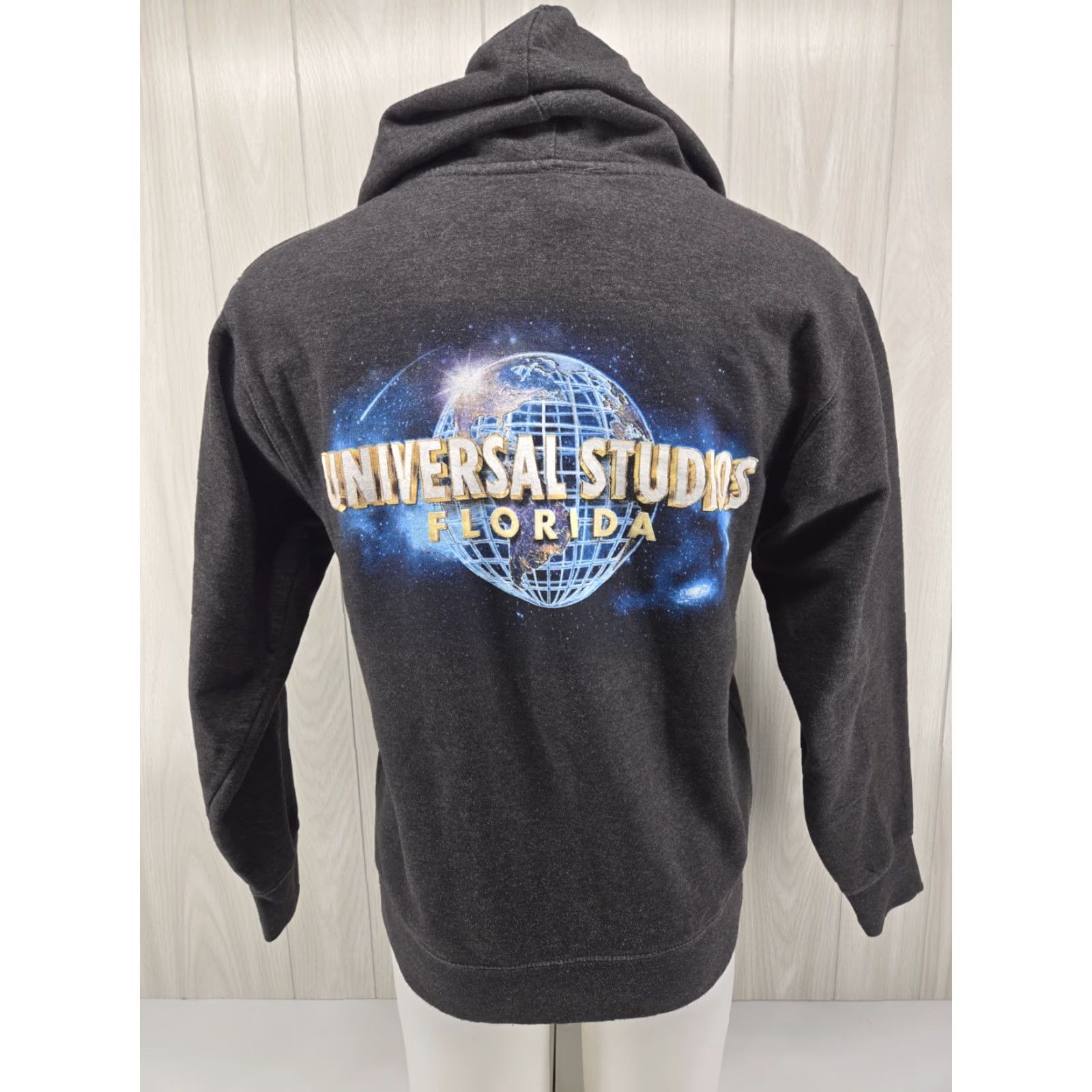 Vintage VINTAGE Universal Studios Florida Gray Mens MEDIUM Zip Logo Hoodie Jacket Sweatshirt Size US M / EU 48-50 / 2 - 2 Thumbnail