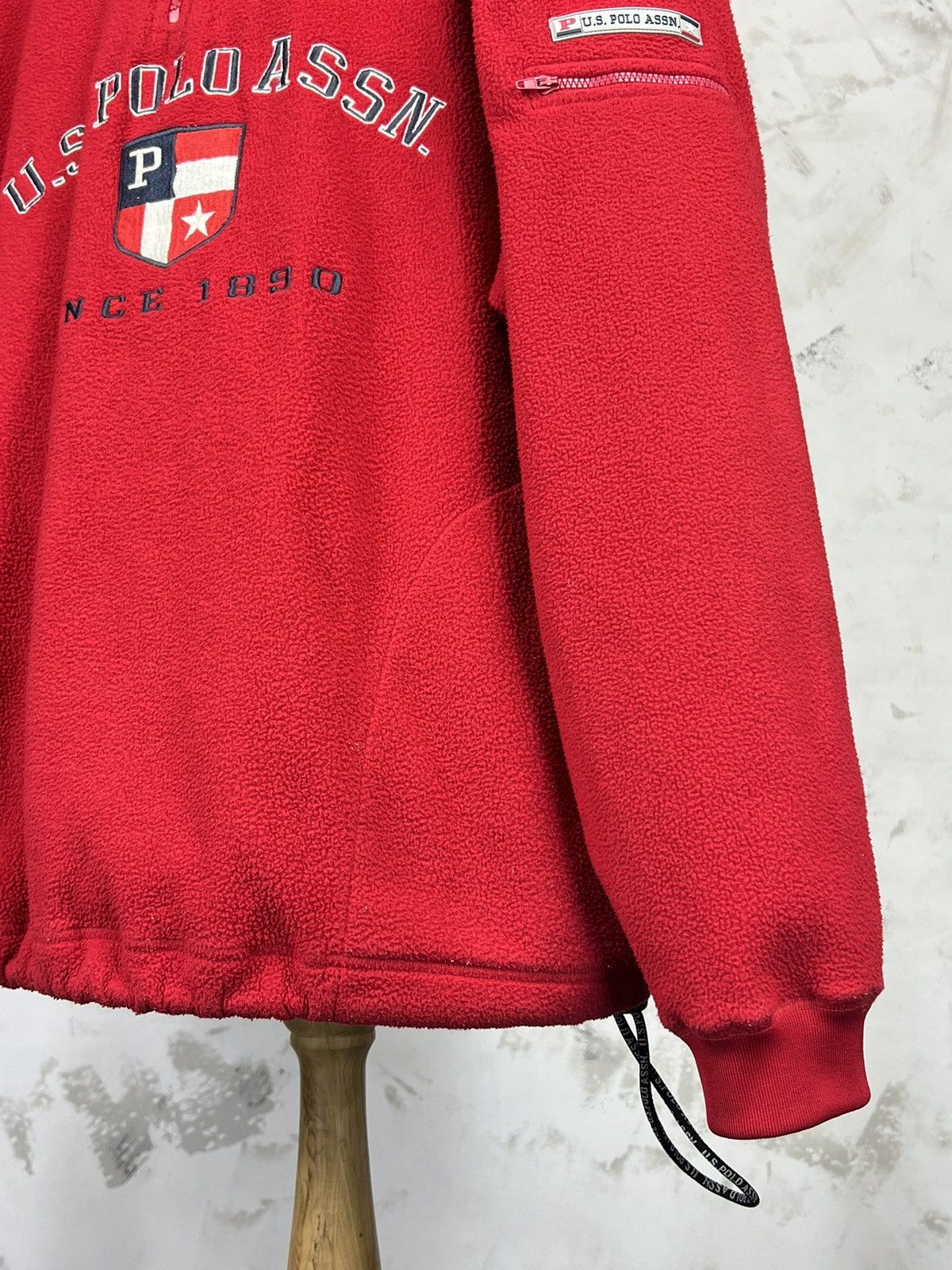 U.S. Polo Assn. Vintage U.S Polo Assn. Fleece Jacket Size L - XL Size US L / EU 52-54 / 3 - 4 Thumbnail