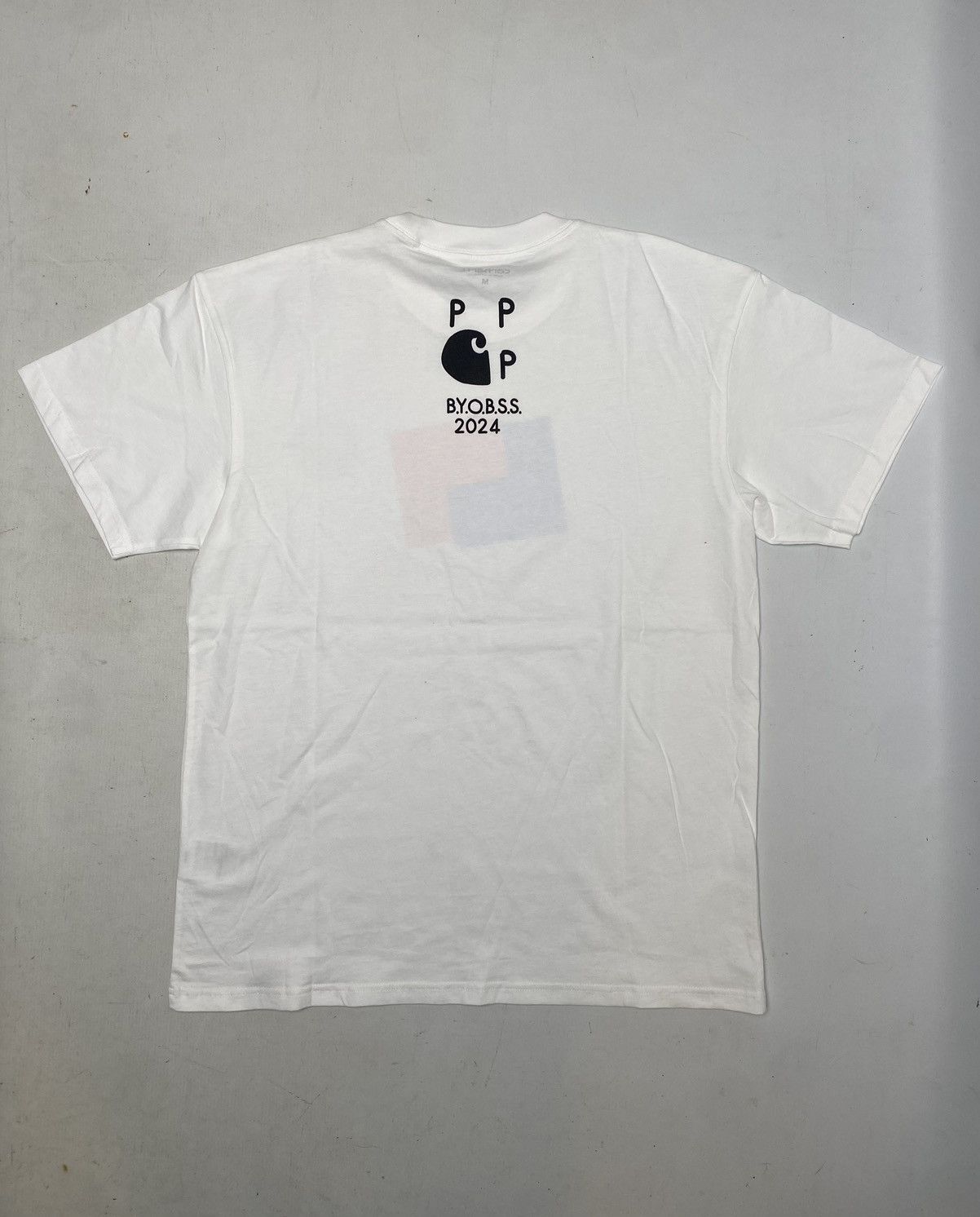 Carhartt Wip Carhartt WIP x BYOBSS T-shirt size M White new Size US M / EU 48-50 / 2 - 10 Thumbnail