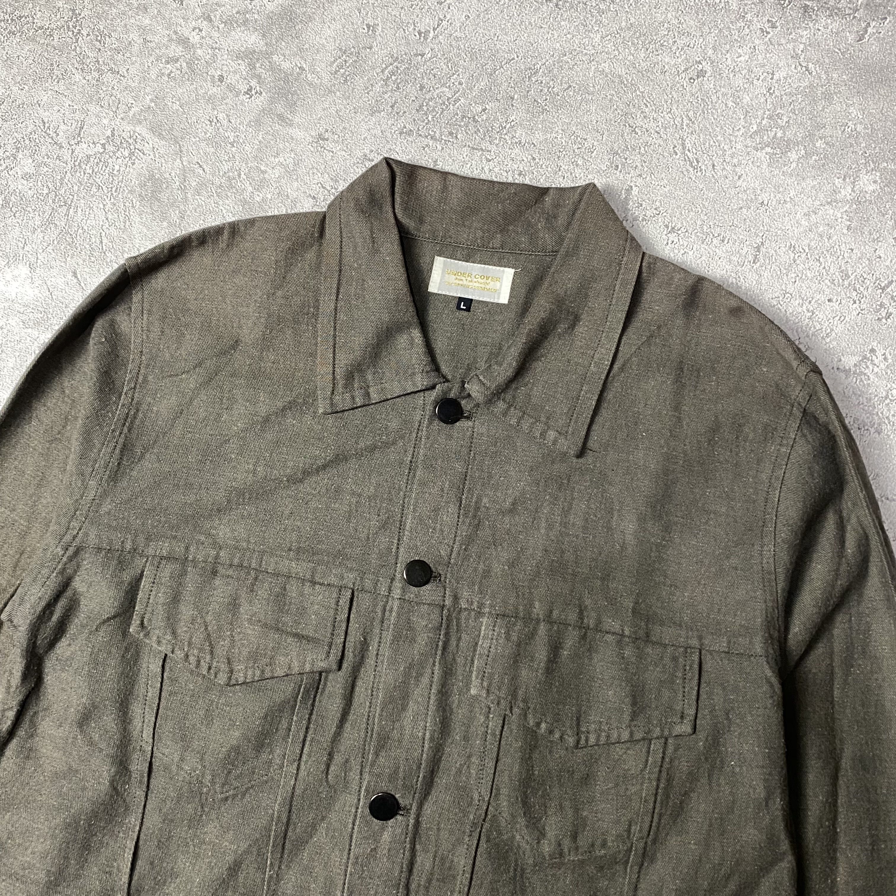 Undercover undercover 98ss curved cut denim jacket Size US L / EU 52-54 / 3 - 2 Thumbnail
