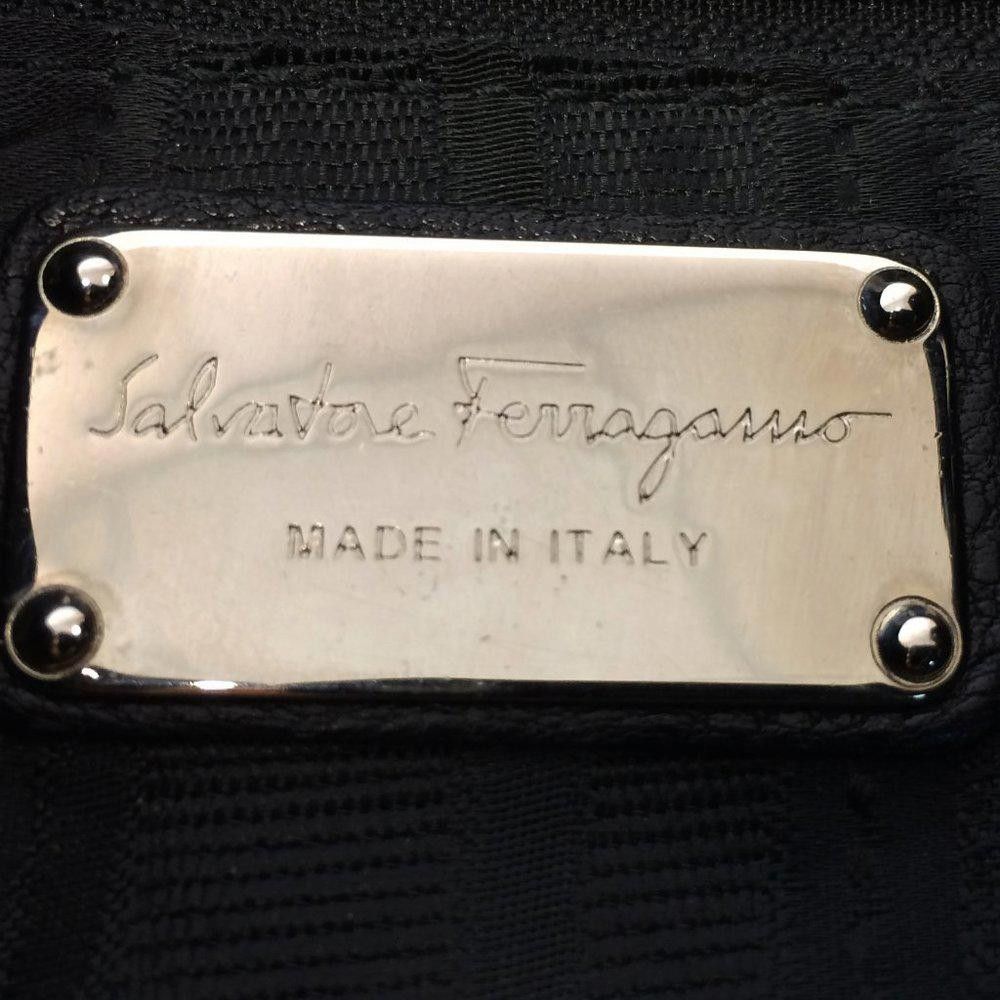 Salvatore Ferragamo Salvatore Ferragamo Fanisa Large Nero Hobo Bag Size ONE SIZE - 5 Thumbnail