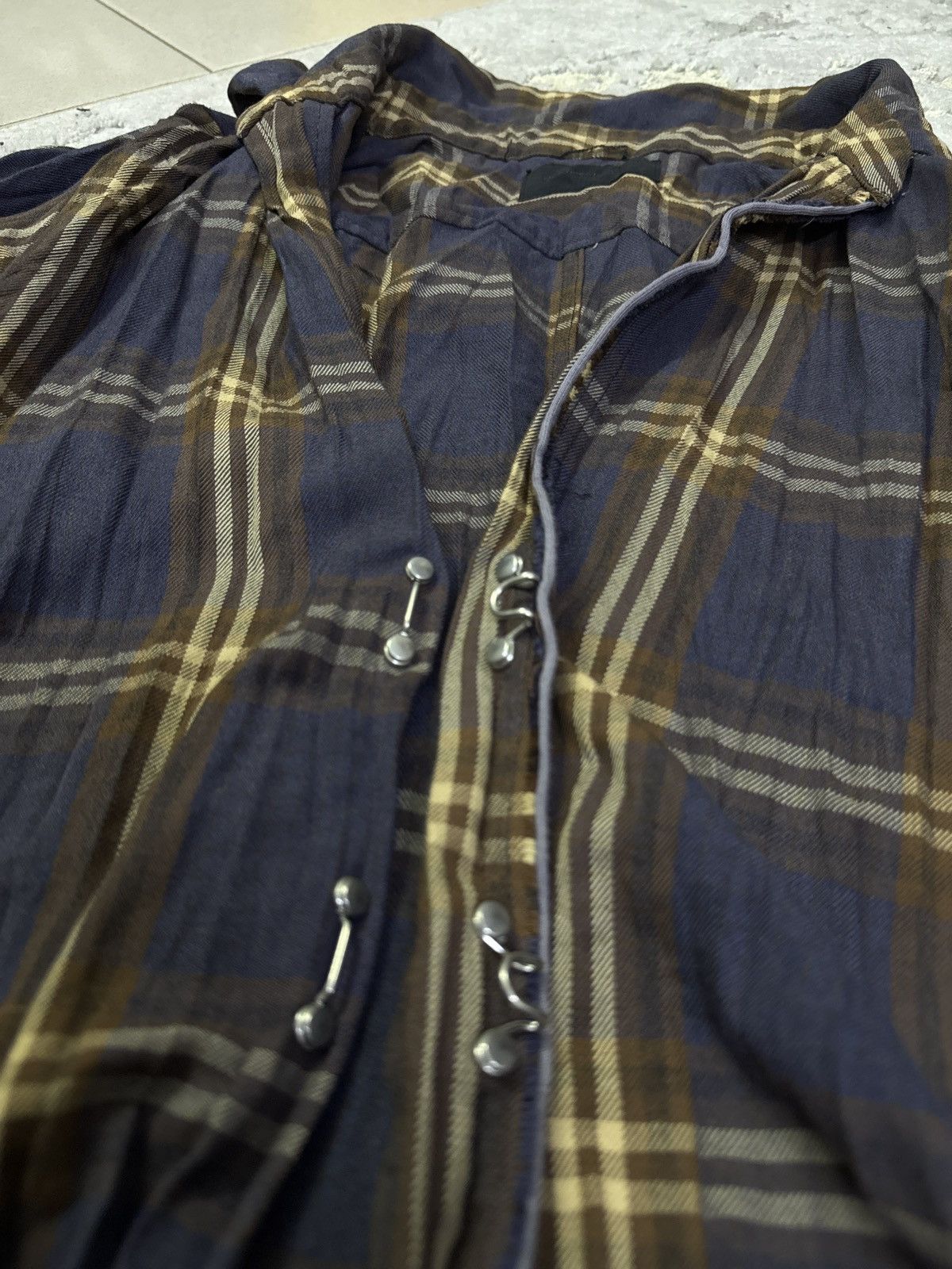 junhashimoto JUNHASHIMOTO HOOK ENCLOSURE FLANNEL BUTTON UPS SHIRT Size US M / EU 48-50 / 2 - 8 Thumbnail