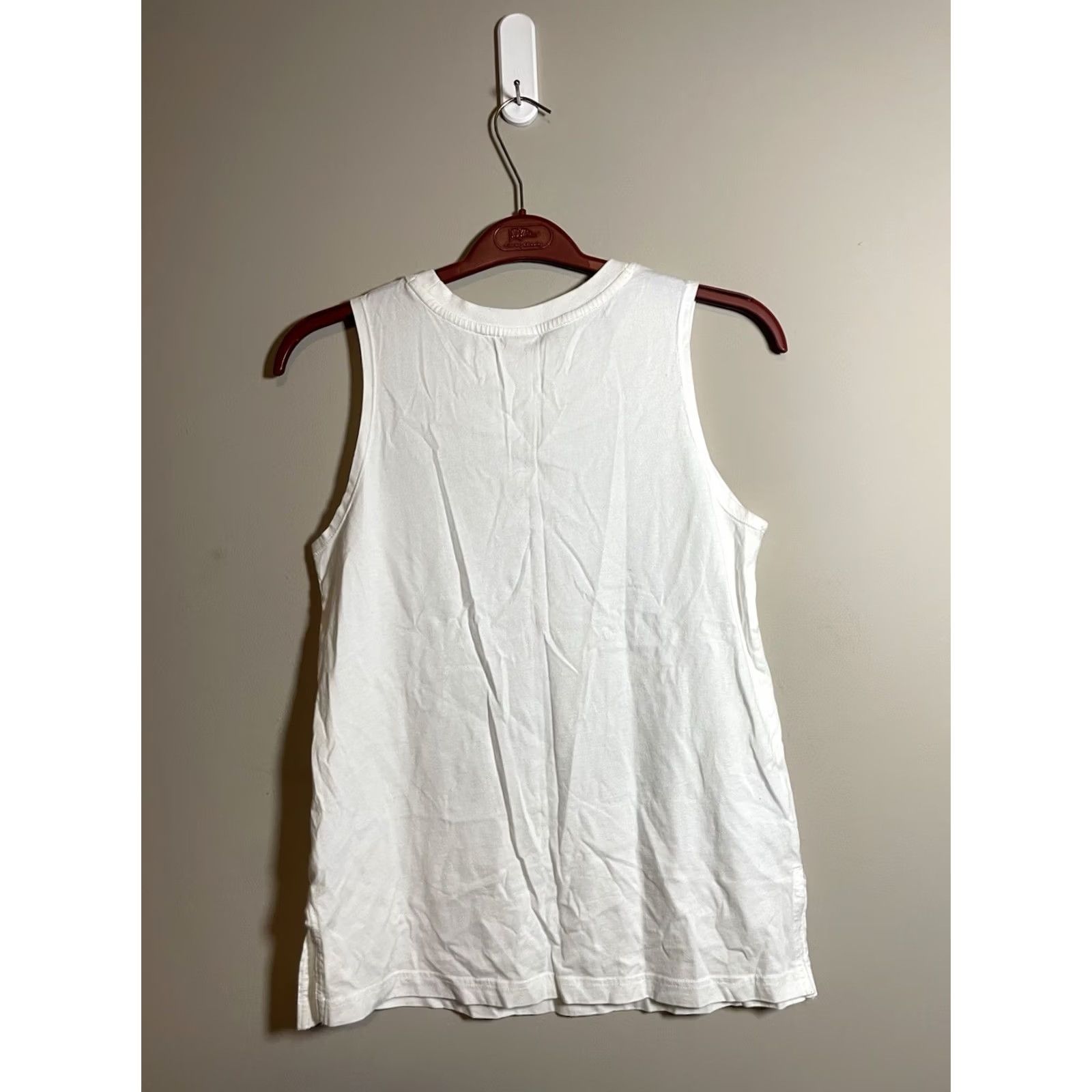 Nike NIKE Just Do It Graphic Print Tank Shirt Sleeveless White S Unisex Adults 26" 18" Pit to Pit Size US S / EU 44-46 / 1 - 5 Thumbnail