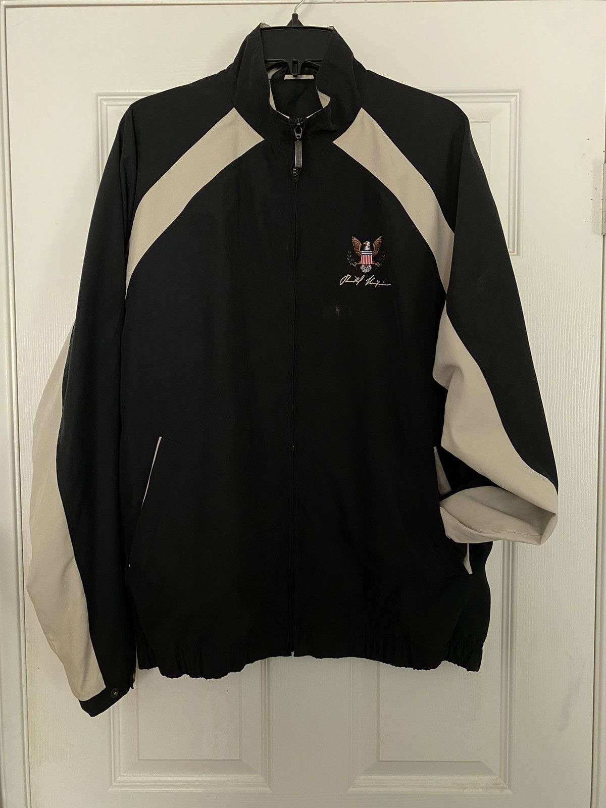 Vintage Vintage Navy Golf Club Jacket Size US L / EU 52-54 / 3 - 1 Thumbnail