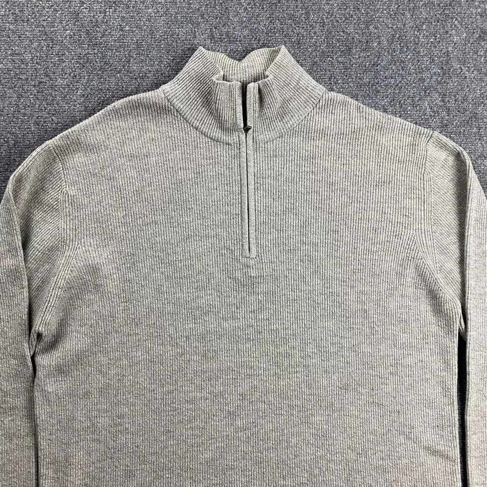 Banana Republic Banana Republic 1/4 Zip Sweater Men's XL Pullover Mock Neck Size US XL / EU 56 / 4 - 2 Thumbnail