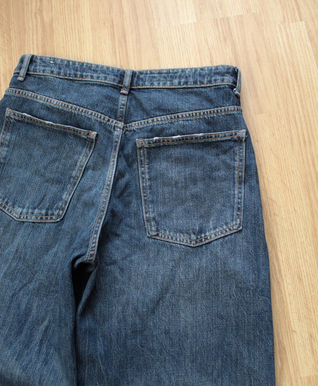 Zara 🔥 Zara Crazy Baggy Wide Denim Pants Jeans Trousers Y2K Rare Size US 31 - 5 Thumbnail