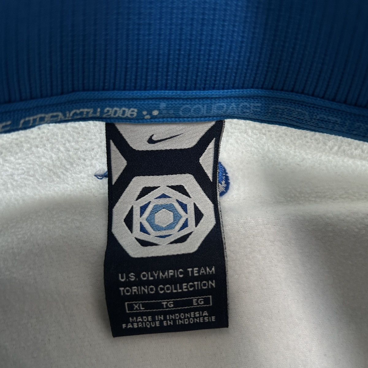 Vintage Nike × USA Olympic Team Torino 2006 Track Jacket Size US XL / EU 56 / 4 - 2 Thumbnail
