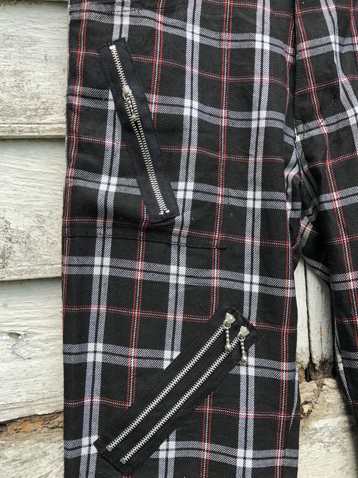 Japanese Brand × Seditionaries IDEA Tokyo Bondage Multi-zipper Checkered Pant Size US 30 / EU 46 - 6 Thumbnail