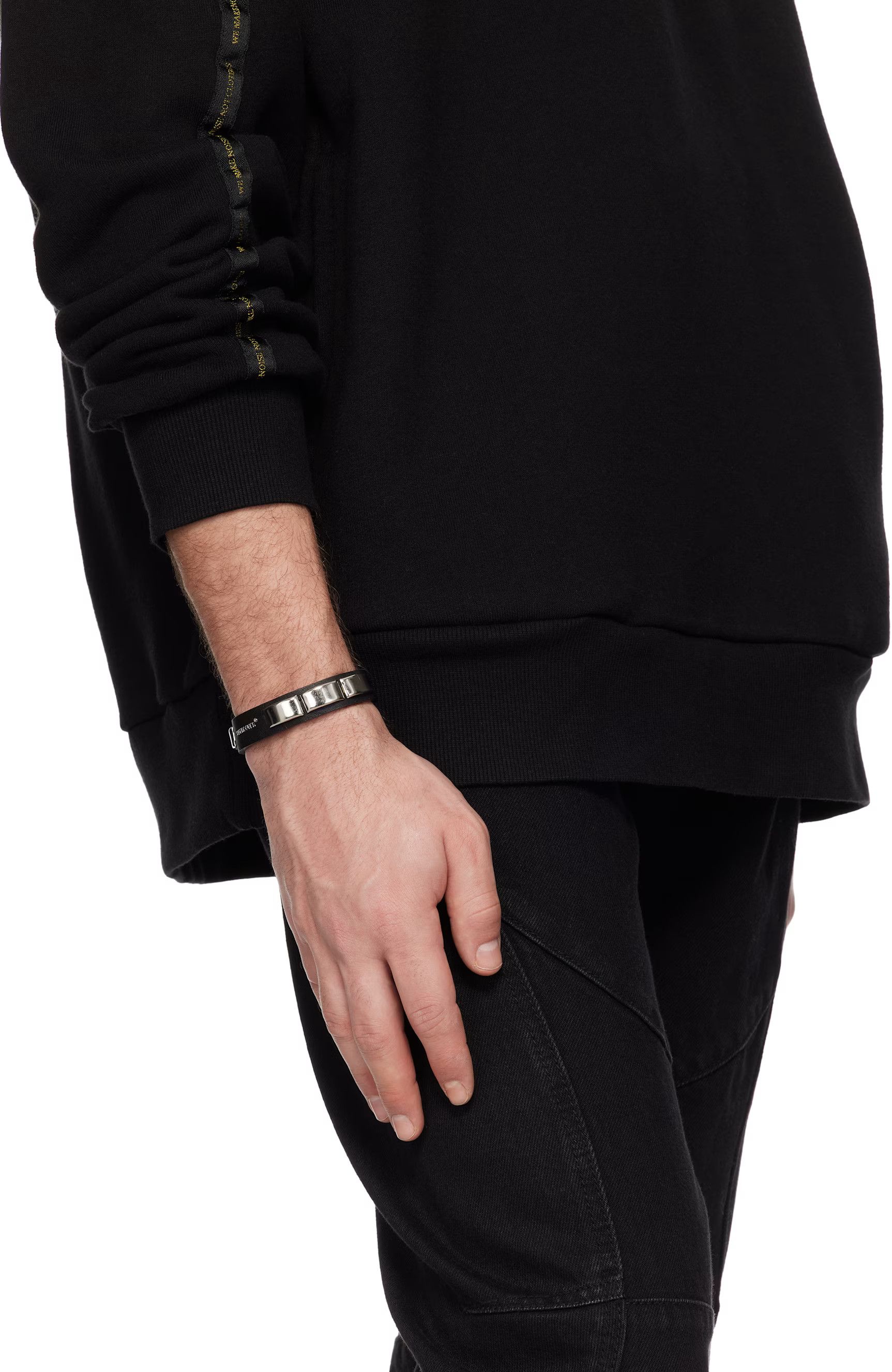 Jun Takahashi × Undercover UNDERCOVER Silver Stud Leather Bracelet Size ONE SIZE - 3 Thumbnail
