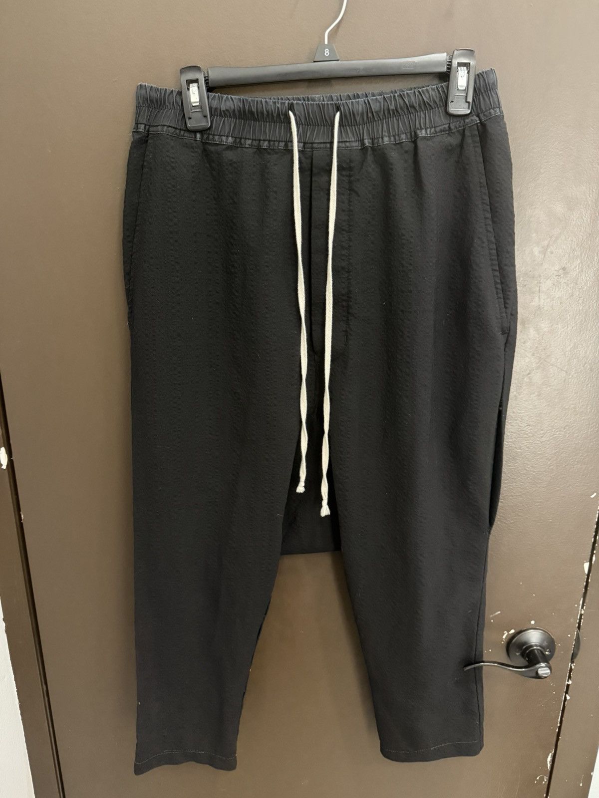 超歓迎 Rick Owens Trousers Moleskin Astaire Cropped Owens Rick パンツ