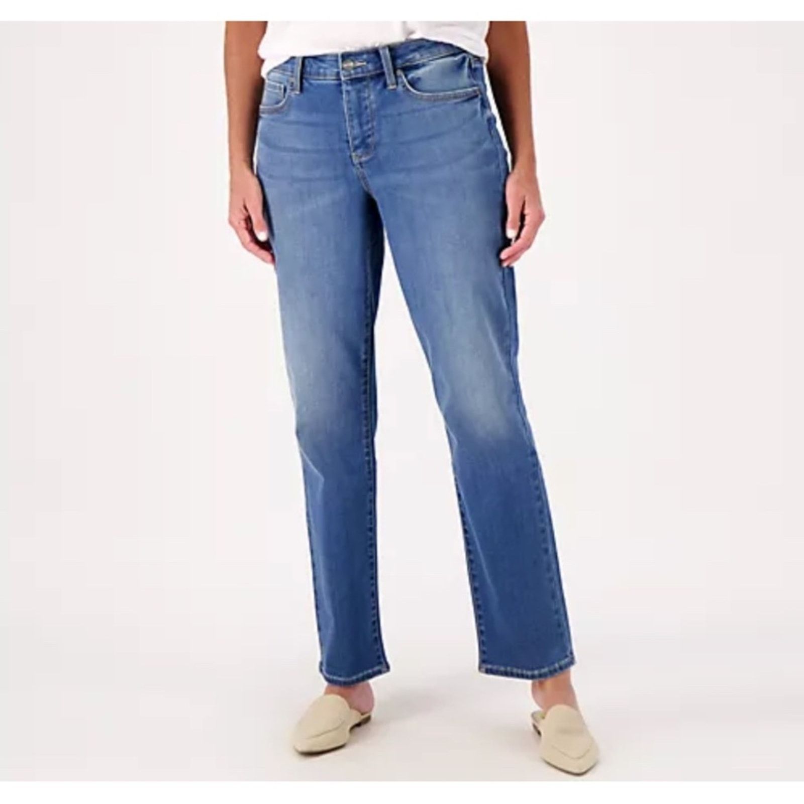 NYDJ NWT NYDJ Women's Relaxed Slender Lovesick Jeans - 10 Size 32" / US 10 / IT 46 - 3 Thumbnail