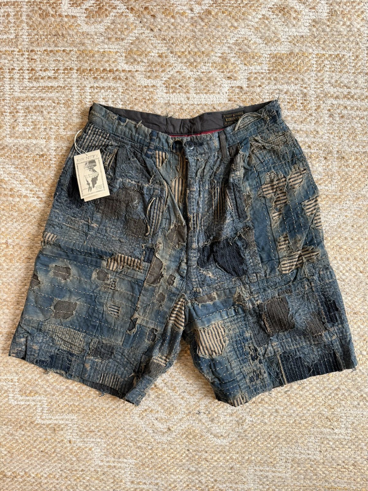 Kapital KAPITAL BORO shimokita shorts size 3 L brand new kountry