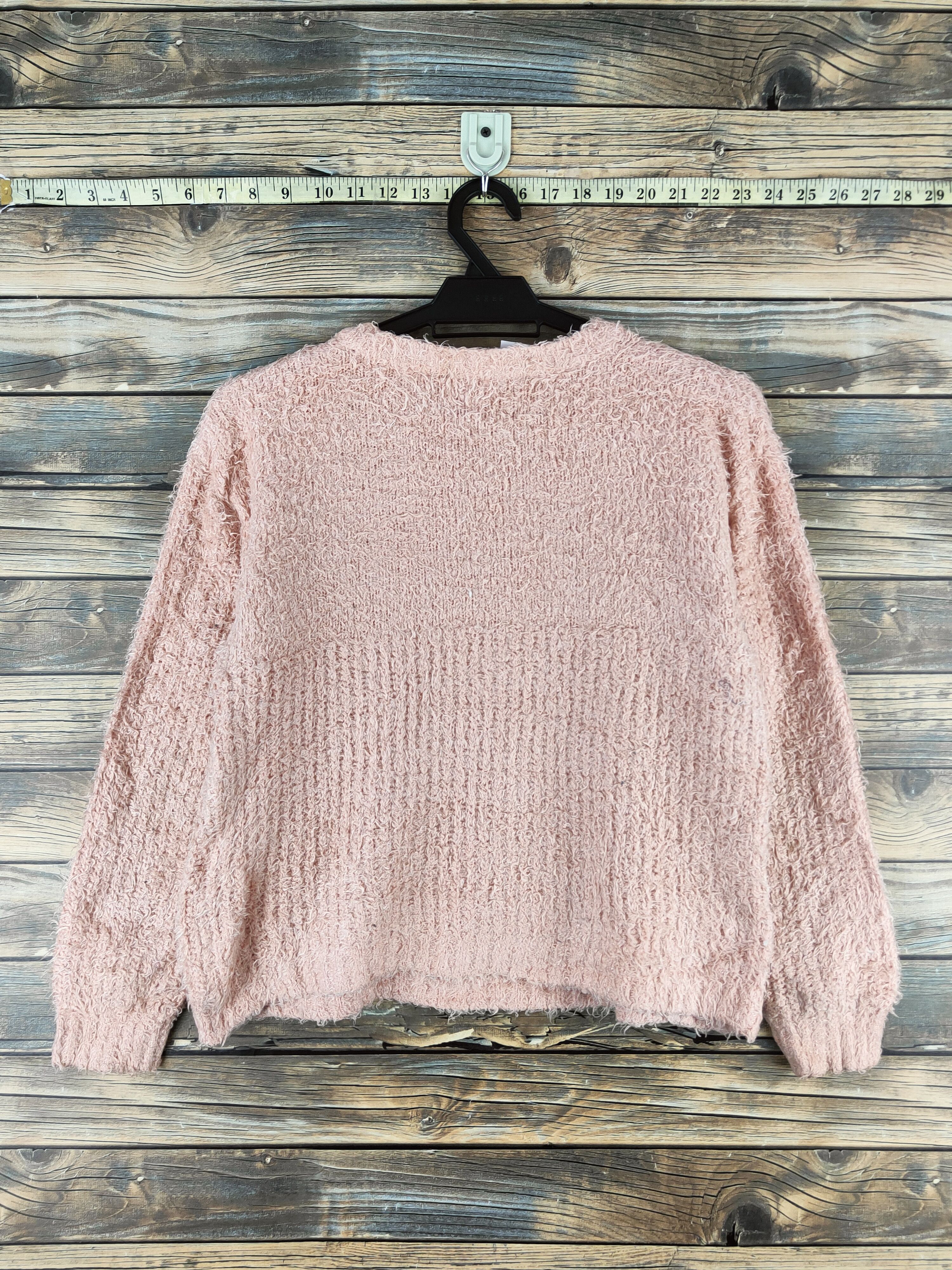 Japanese Brand DL Colza Orange peach shaggy Fur Mohair Knitwear #46-533 Size M / US 6-8 / IT 42-44 - 7 Thumbnail