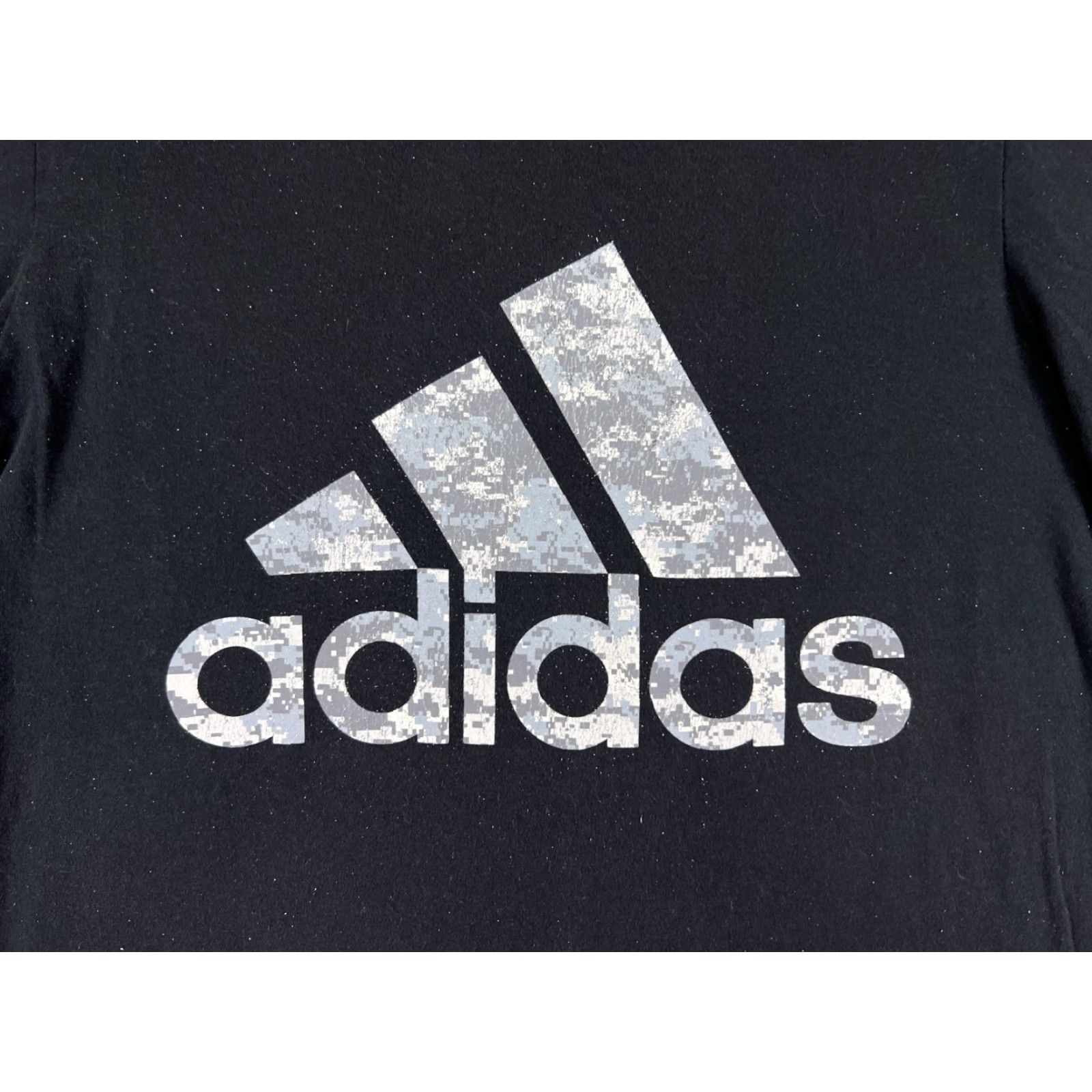 Adidas Adidas Shirt Mens Medium Black Digital Camo Logo Short Sleeve Crew Neck Size US M / EU 48-50 / 2 - 3 Thumbnail