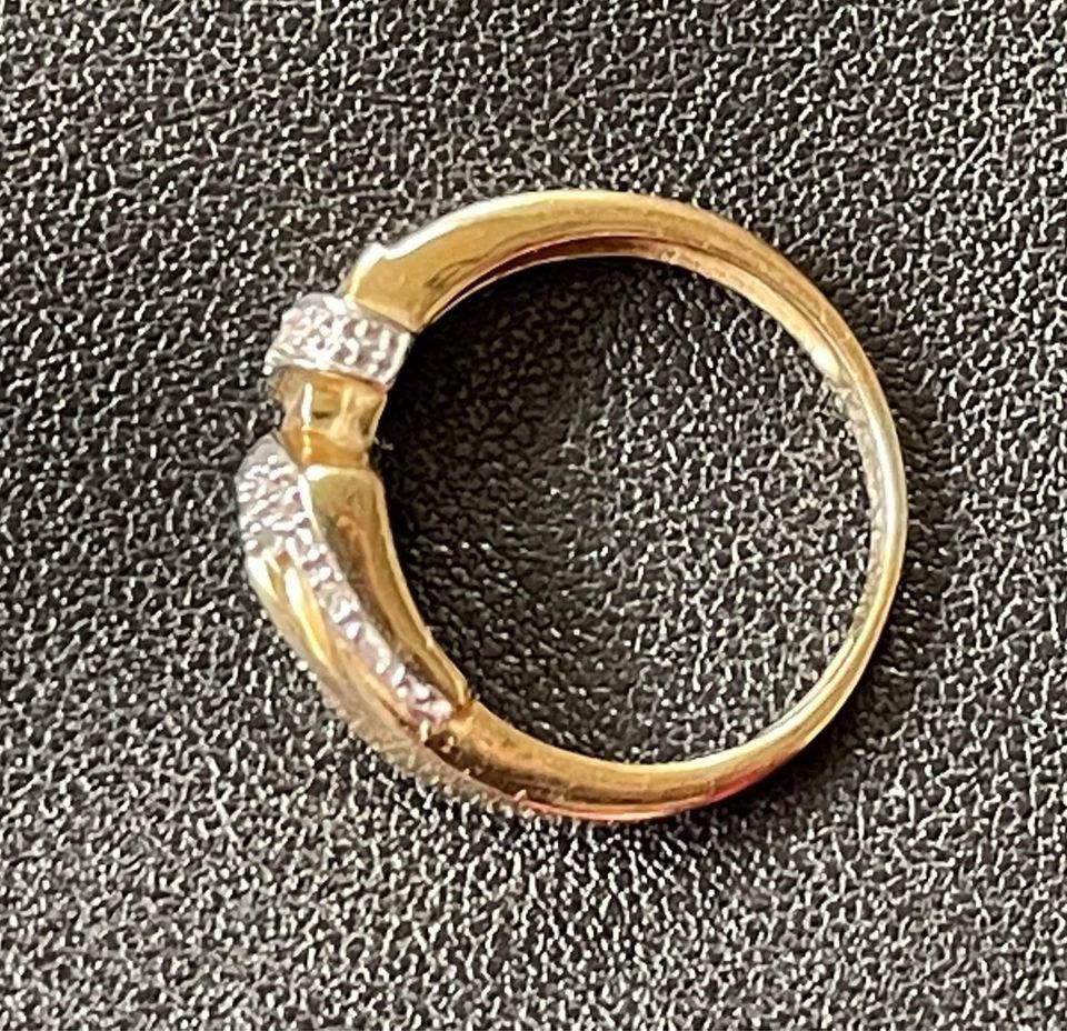 Designer Vintage Diamond 14K Gold Ring Size ONE SIZE - 3 Thumbnail