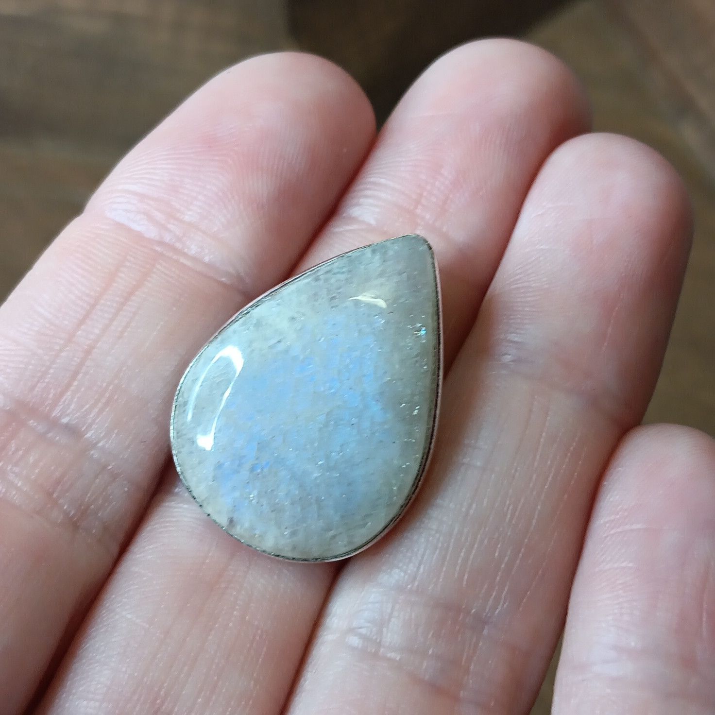 Other Sri Lankan Moonstone gemstone ring, sz 7 Size ONE SIZE - 5 Thumbnail